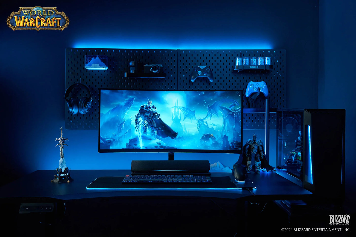 Preventa Resina Frostmourne Figura World of Warcraft Hex Collectibles (Licencia) Estudio