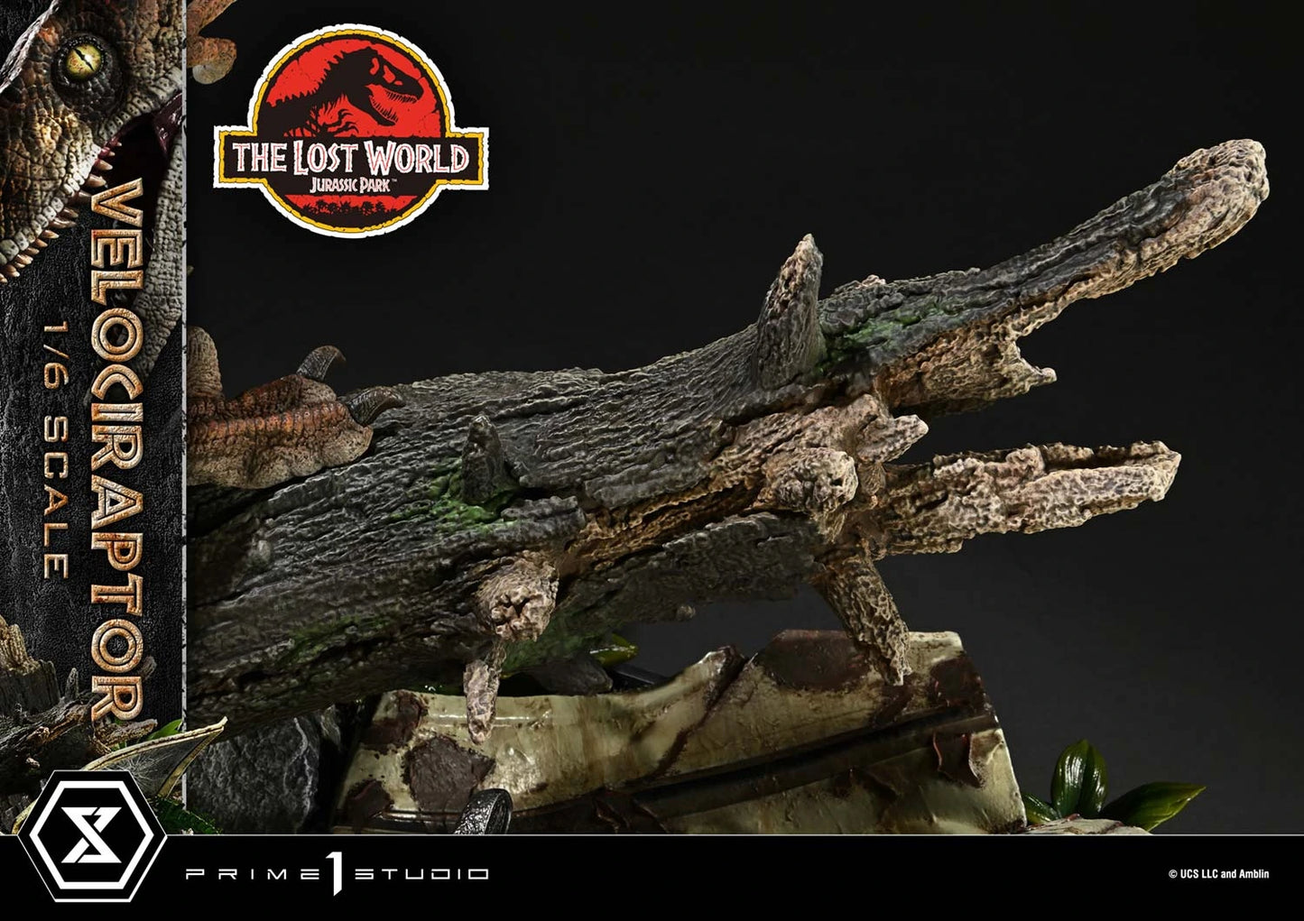 Preventa Resina Velociraptor Figura El mundo perdido: Jurassic Park  Prime 1 (Licencia) Estudio