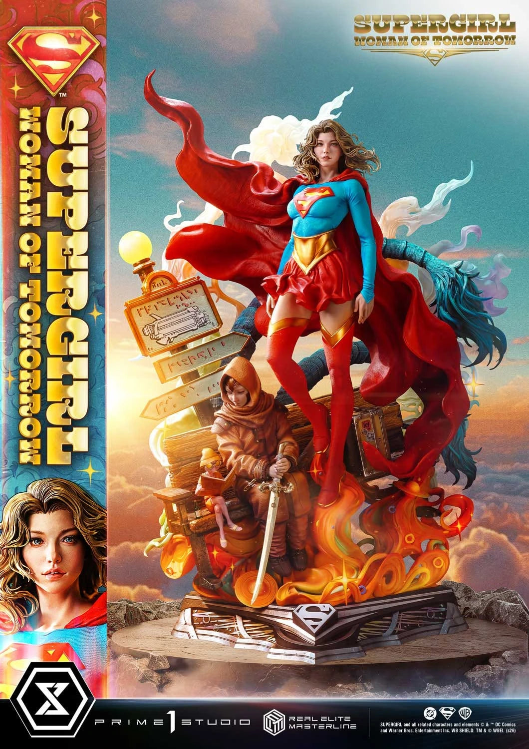 Preventa Resina Supergirl Figura SuperGirl 1/4 Prime 1 Estudio (Licencia)
