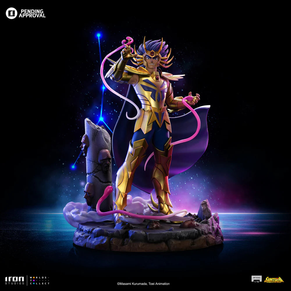 Preventa Resina Death Mask Figura Caballeros del Zodiako Iron (Licencia) Estudio