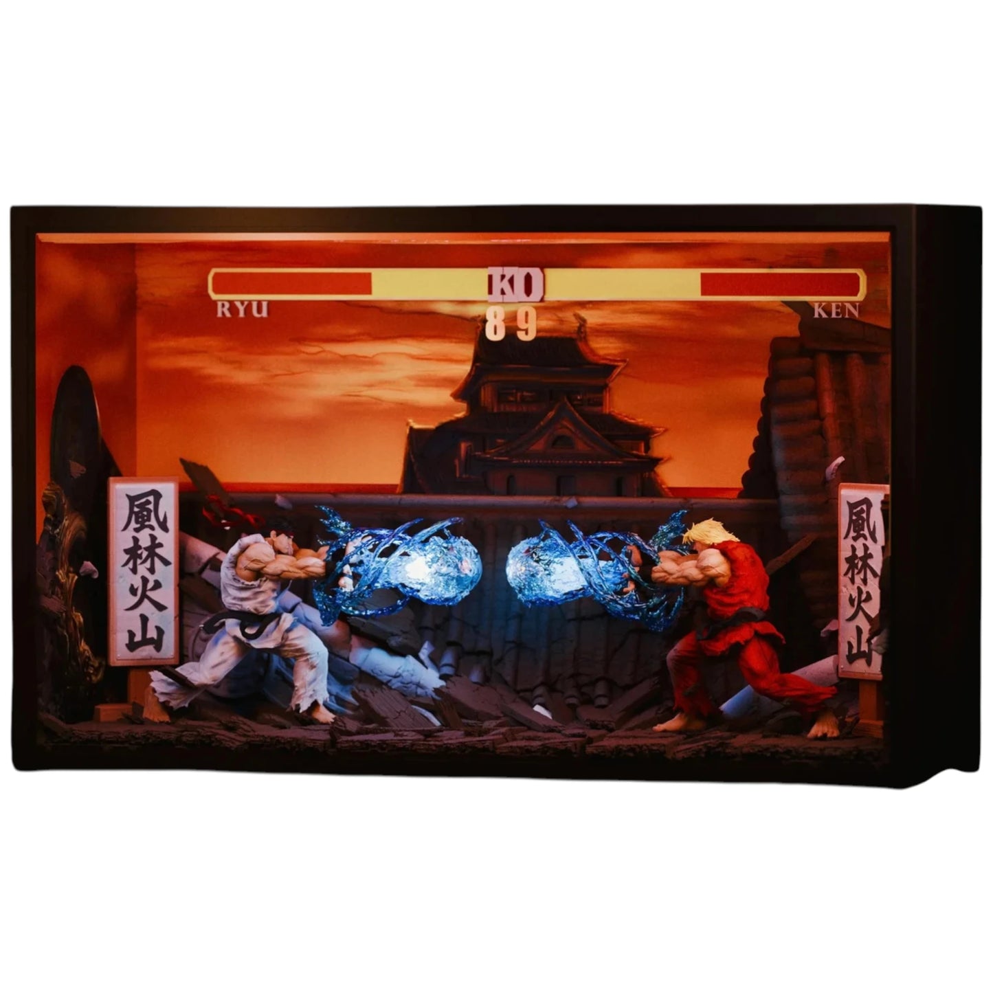 Preventa Resina Ryu vs Ken Figura Street Fighter Raidas Mask Estudio