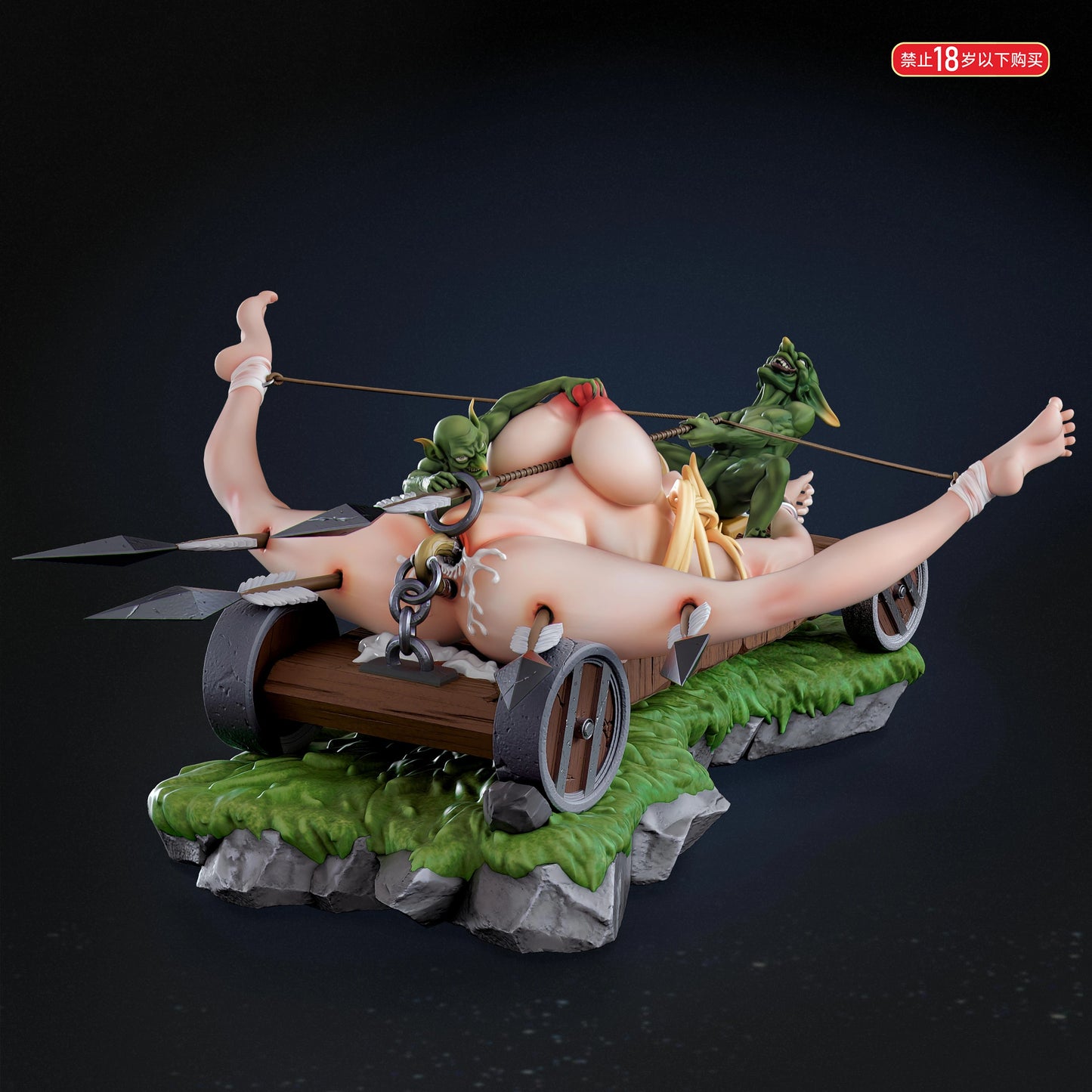 Preventa Resina Carriage Figura Original Series Fish Head Estudio