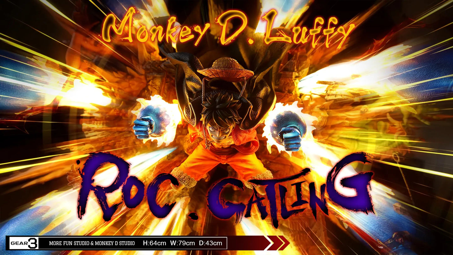 Preventa Resina Monkey D. Luffy "Gear 3" Figura One Piece More Fun & Monkey D. Estudio