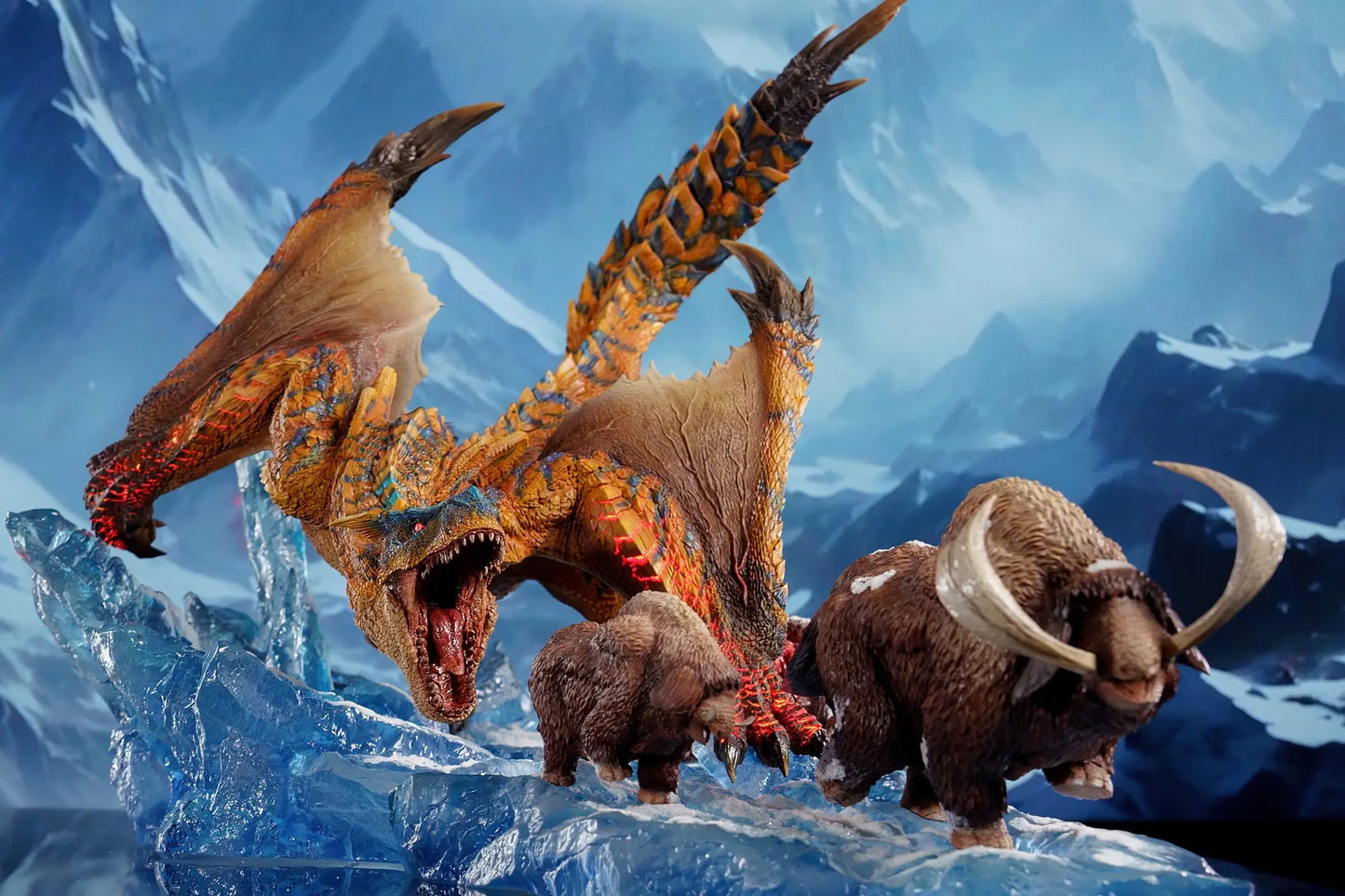 Preventa Resina Tigrex Figura Monster Hunter BlackFatalis Estudio