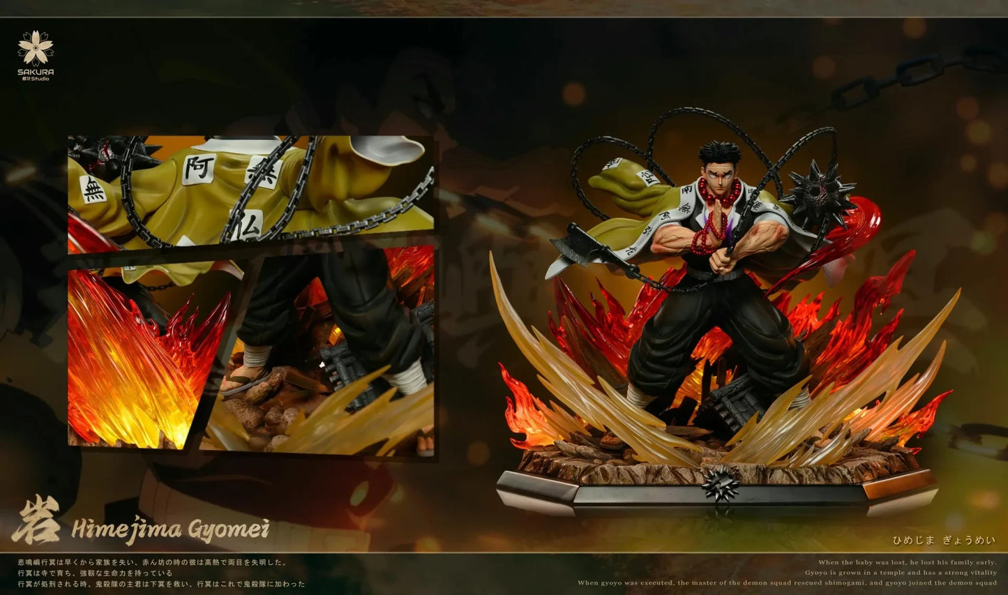Preventa Resina Gyomei Himejima Figura Demon Slayer SAKURA Estudio