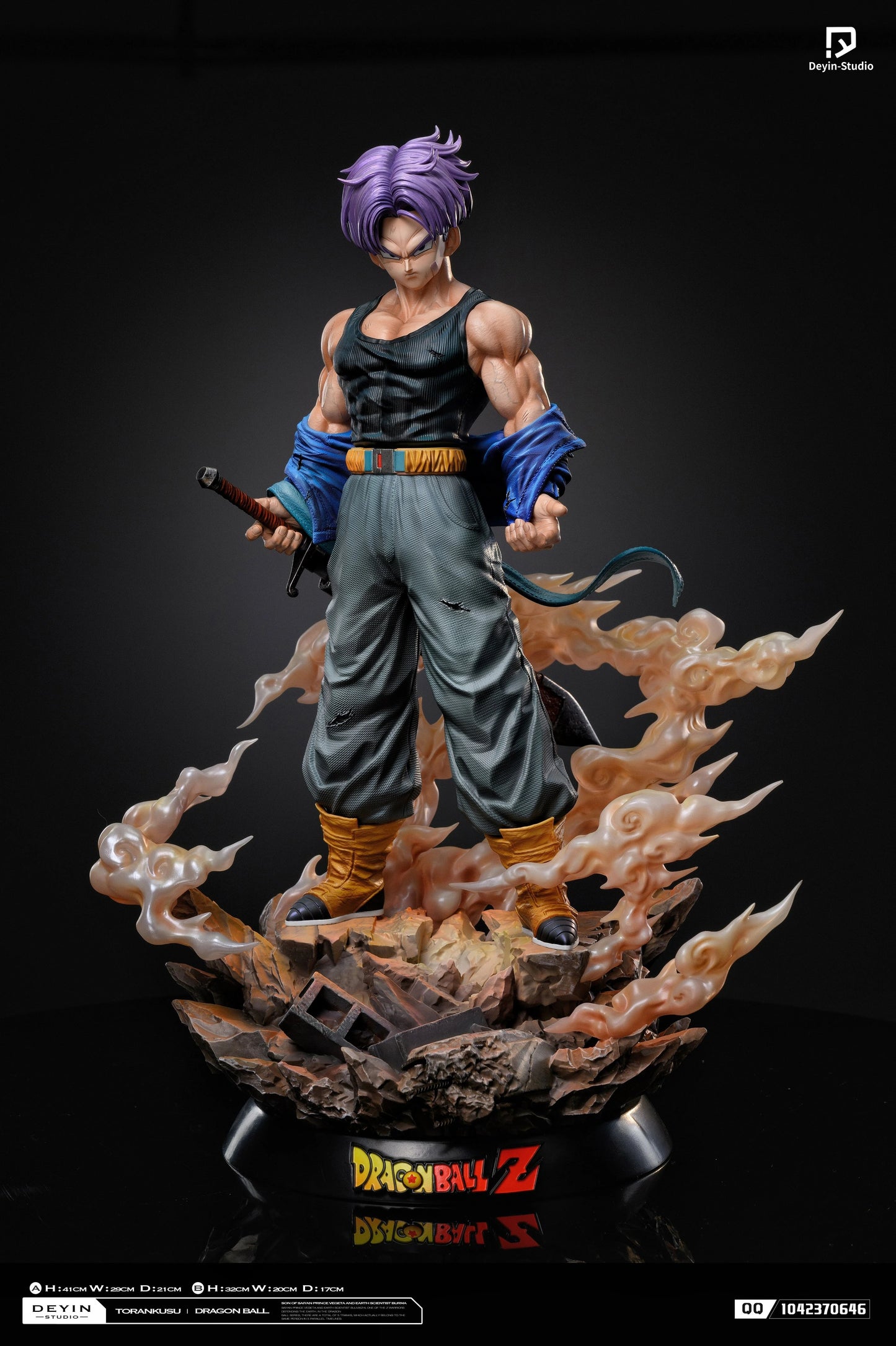 Preventa Resina Trunks Figura Dragon Ball Deyin Estudio