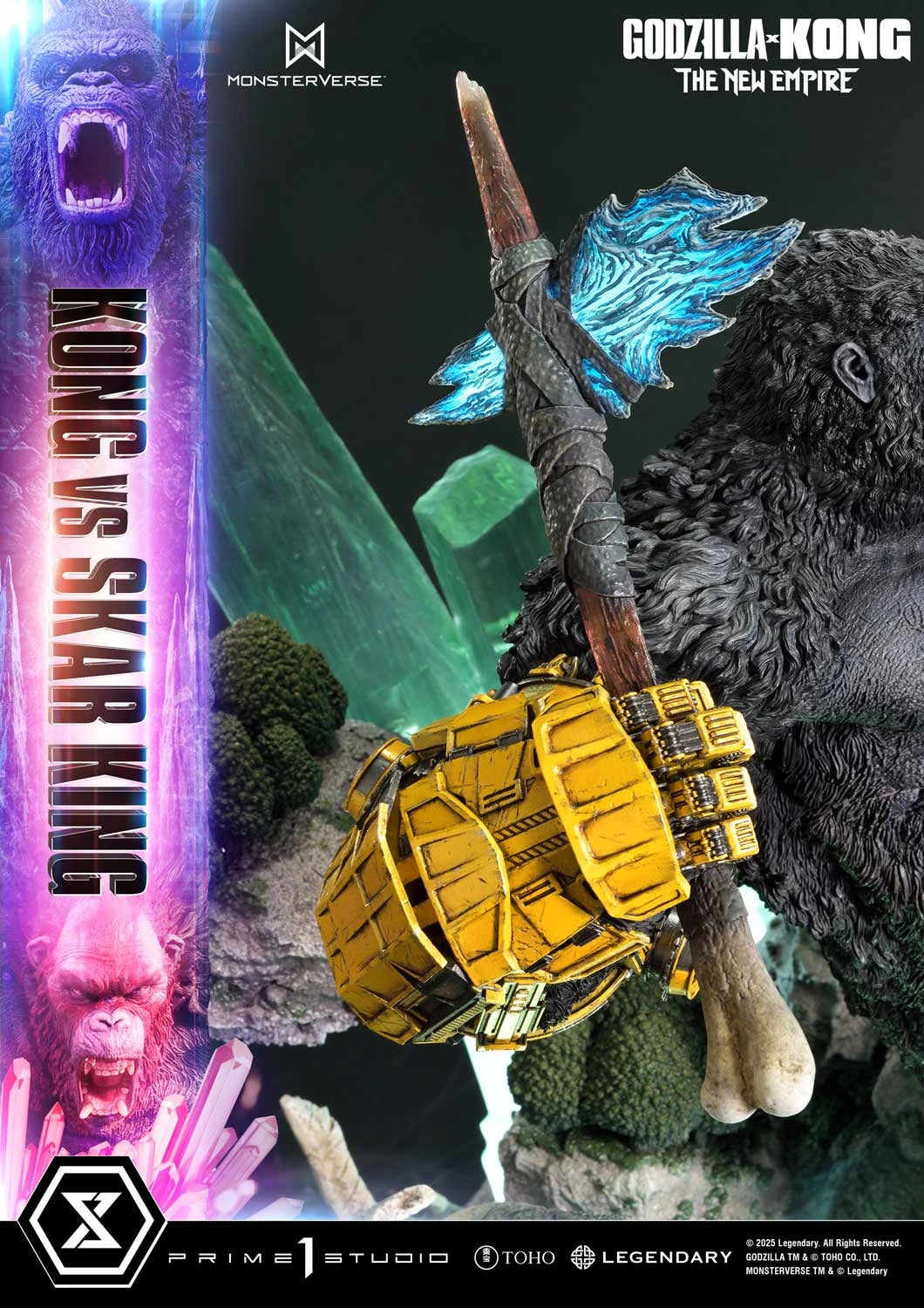 Preventa Resina Kong vs Skar King Figura Godzilla y Kong: El nuevo imperio  Prime 1 (Licencia) Estudio