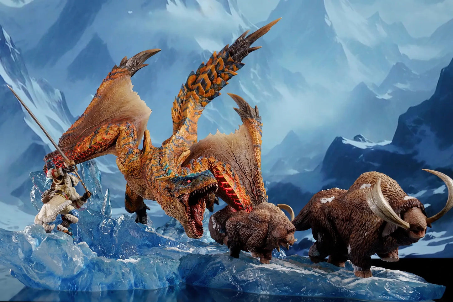 Preventa Resina Tigrex Figura Monster Hunter BlackFatalis Estudio