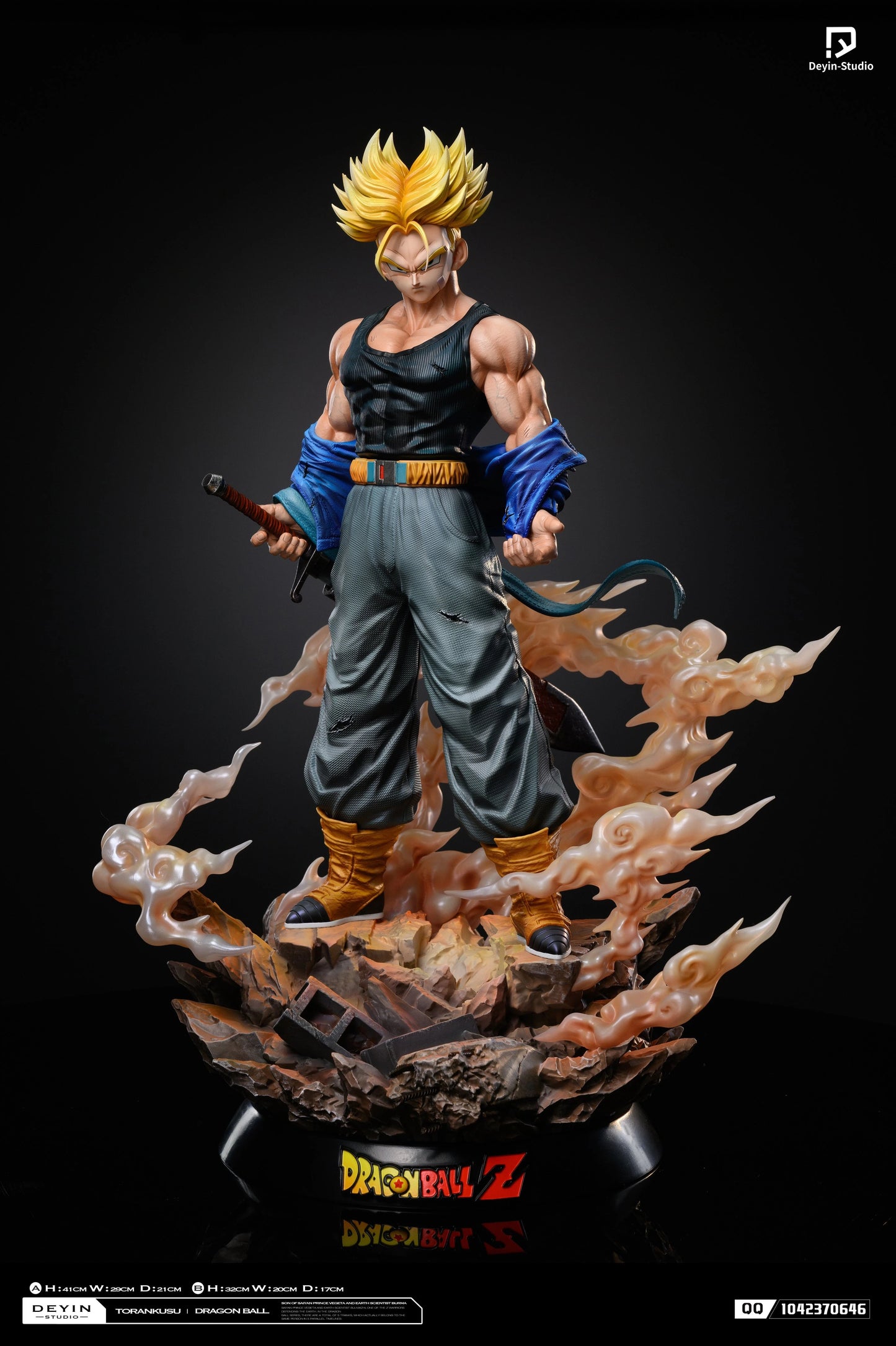 Preventa Resina Trunks Figura Dragon Ball Deyin Estudio