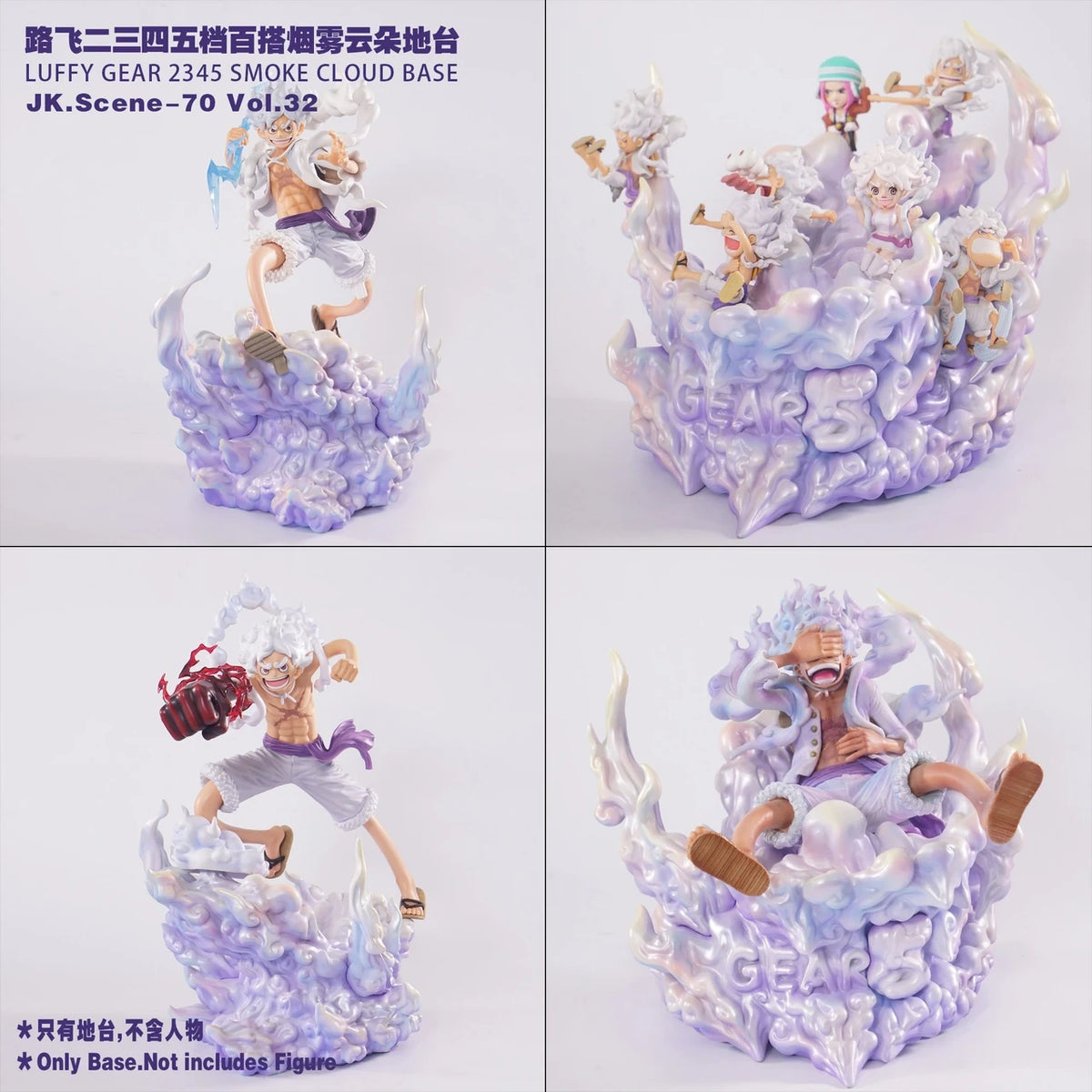 Preventa Resina Luffy Base Figura One Piece JacksDo Estudio