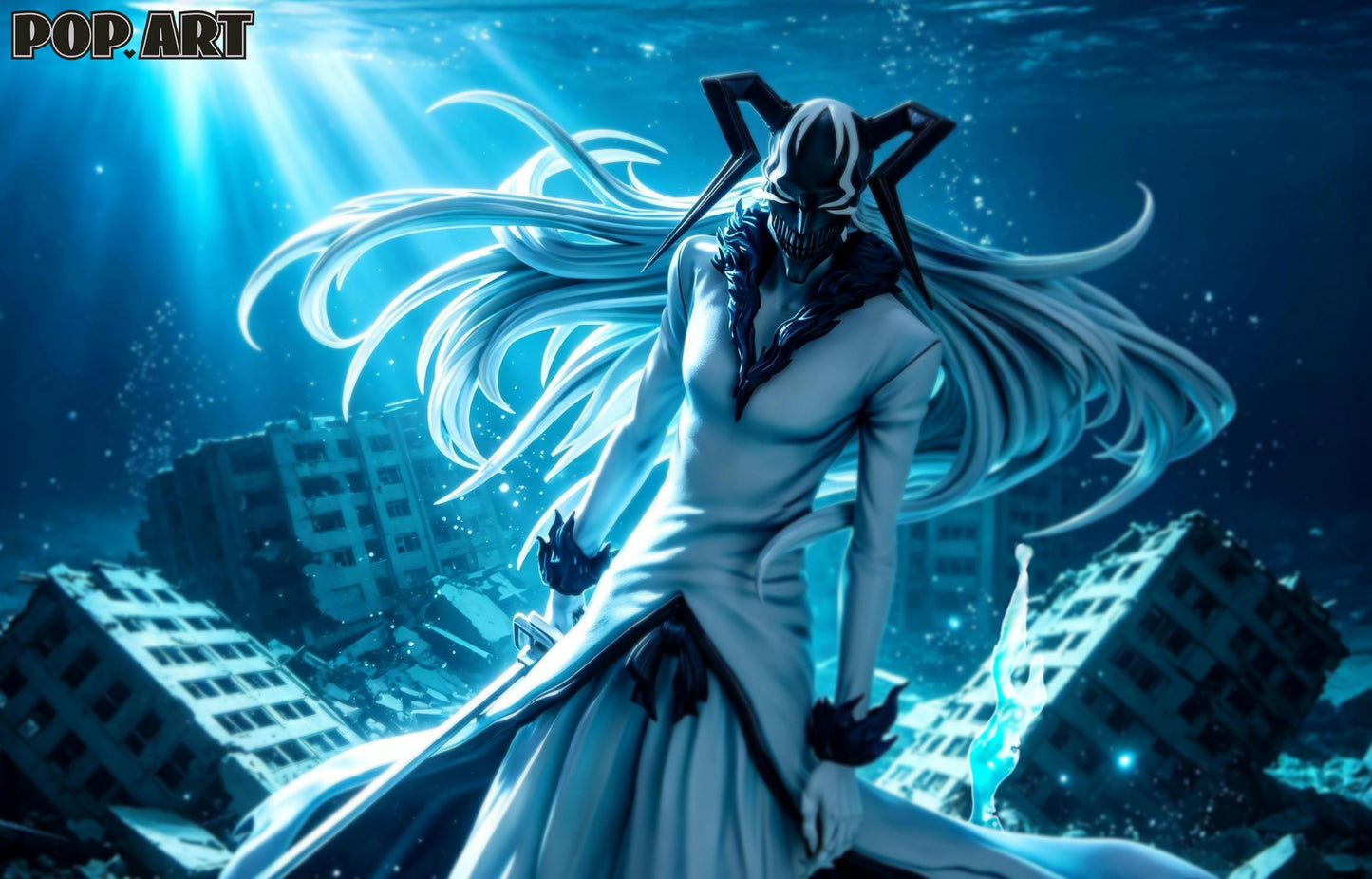 Preventa Resina Ichigo "Blanco/White" Figura Bleach 1/6 POP.ART  Estudio