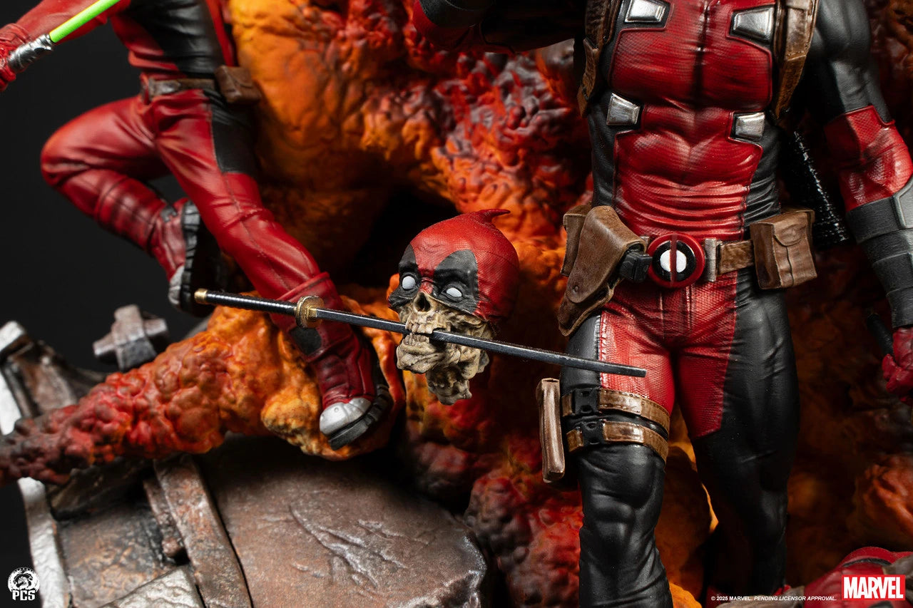 Preventa Resina Deadpool Figura Deadpool Premium Collectibles (Licencia) Estudio