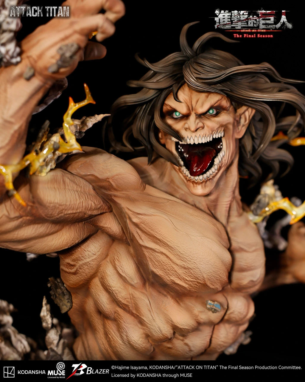 Preventa Resina Titan de Ataque Figura Attack On Titan Blazer Estudio