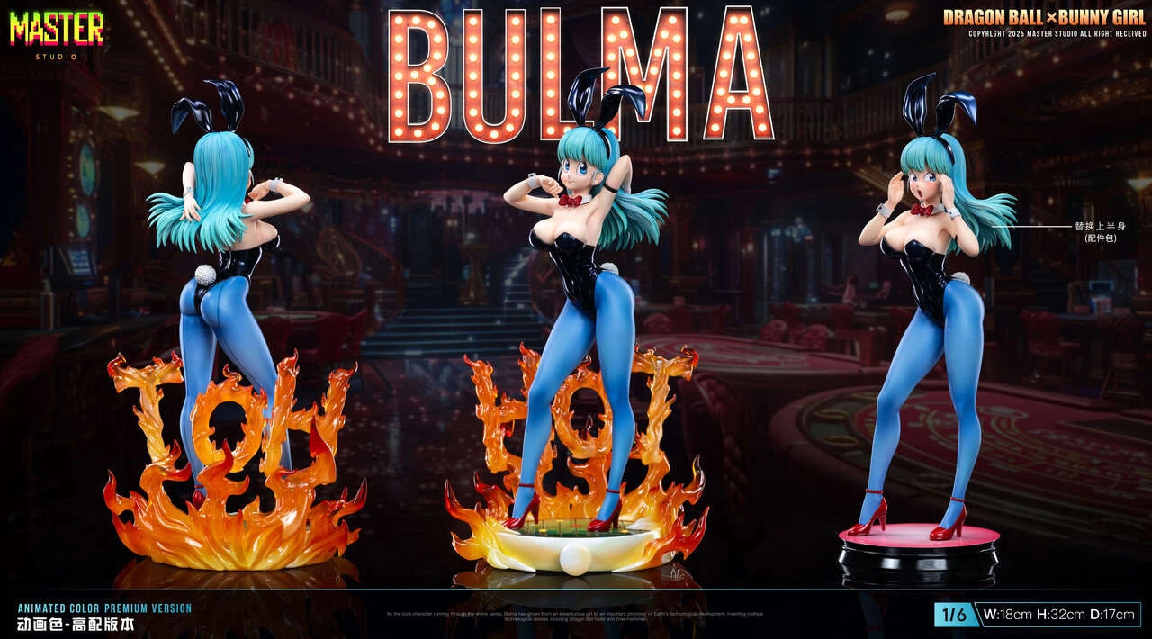 Preventa Resina Bulma  Figura Dragon Ball Master Estudio