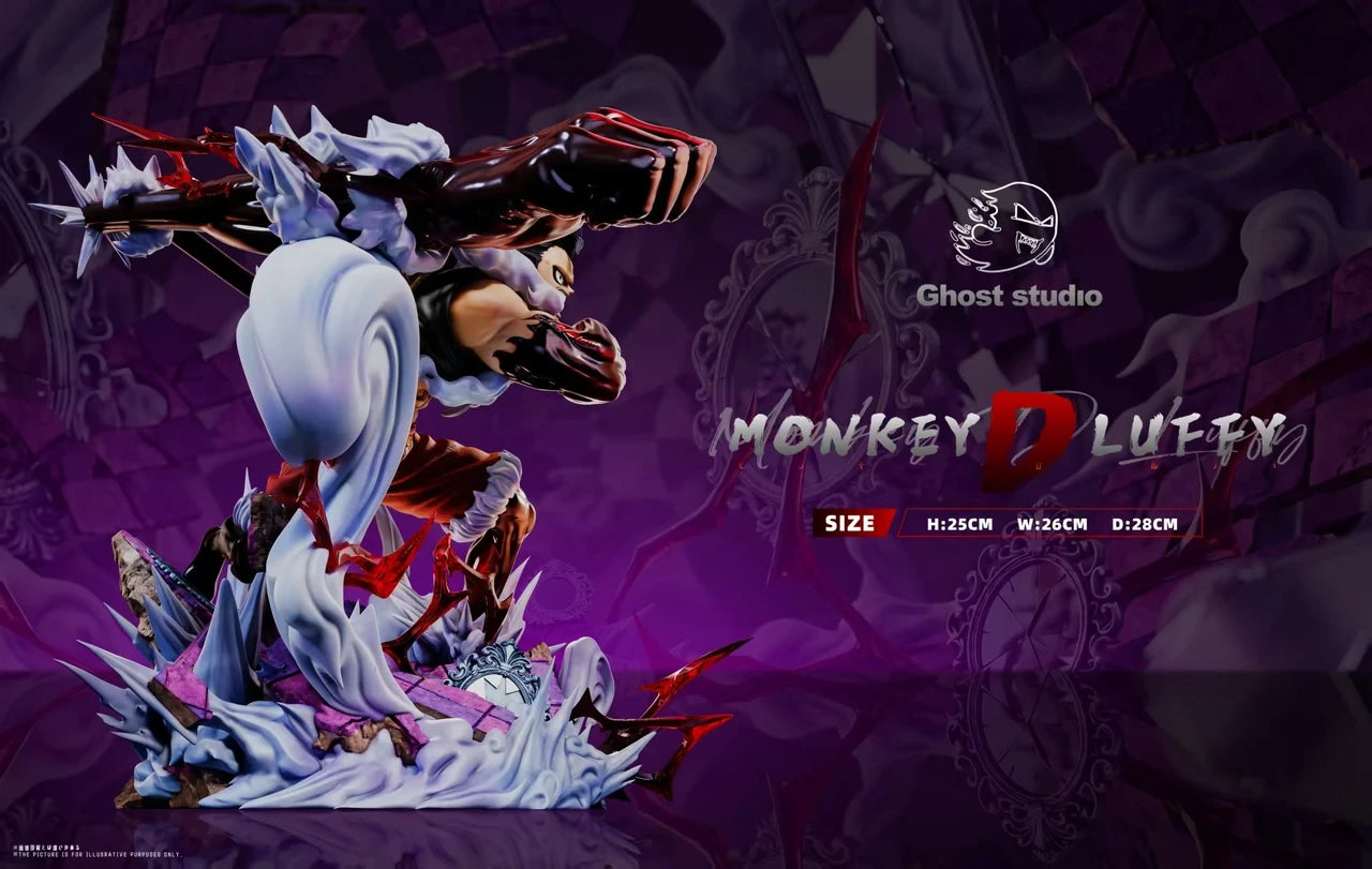 Preventa Resina Luffy Gear 4 "Snakeman" Figura One Piece 1/6 Ghost  Estudio