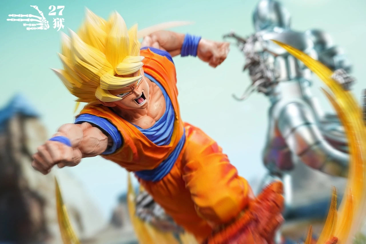 Preventa Resina Metal Cooler vs Goku Figura Dragon Ball 27Abyss Estudio