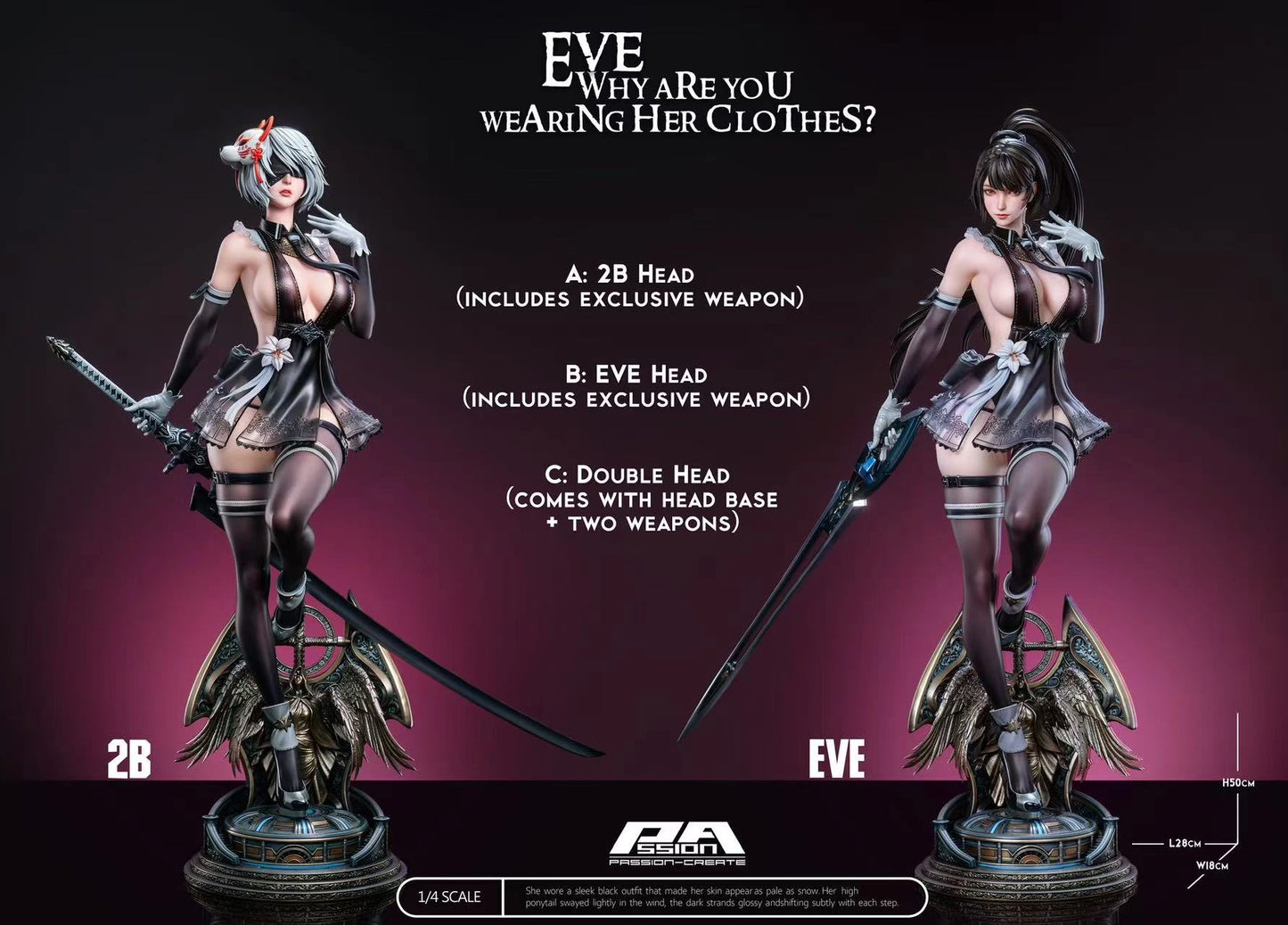 Preventa Resina Eve Figura Stellar Blade PA Create Estudio