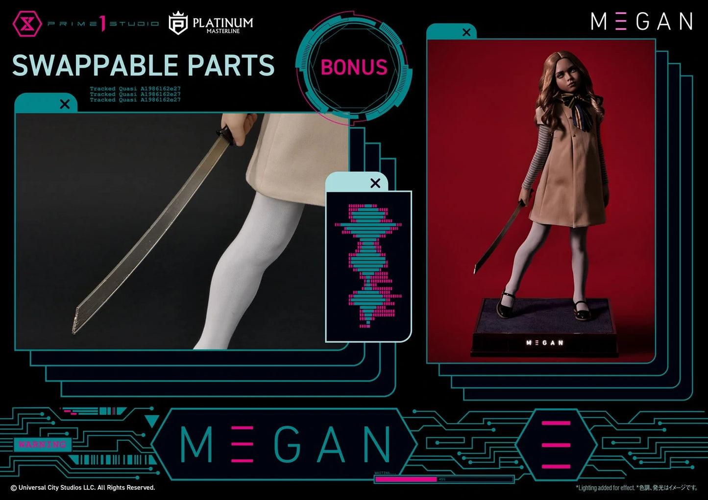 Preventa Resina M3GAN Figura Megan Prime 1 (Licencia) Estudio