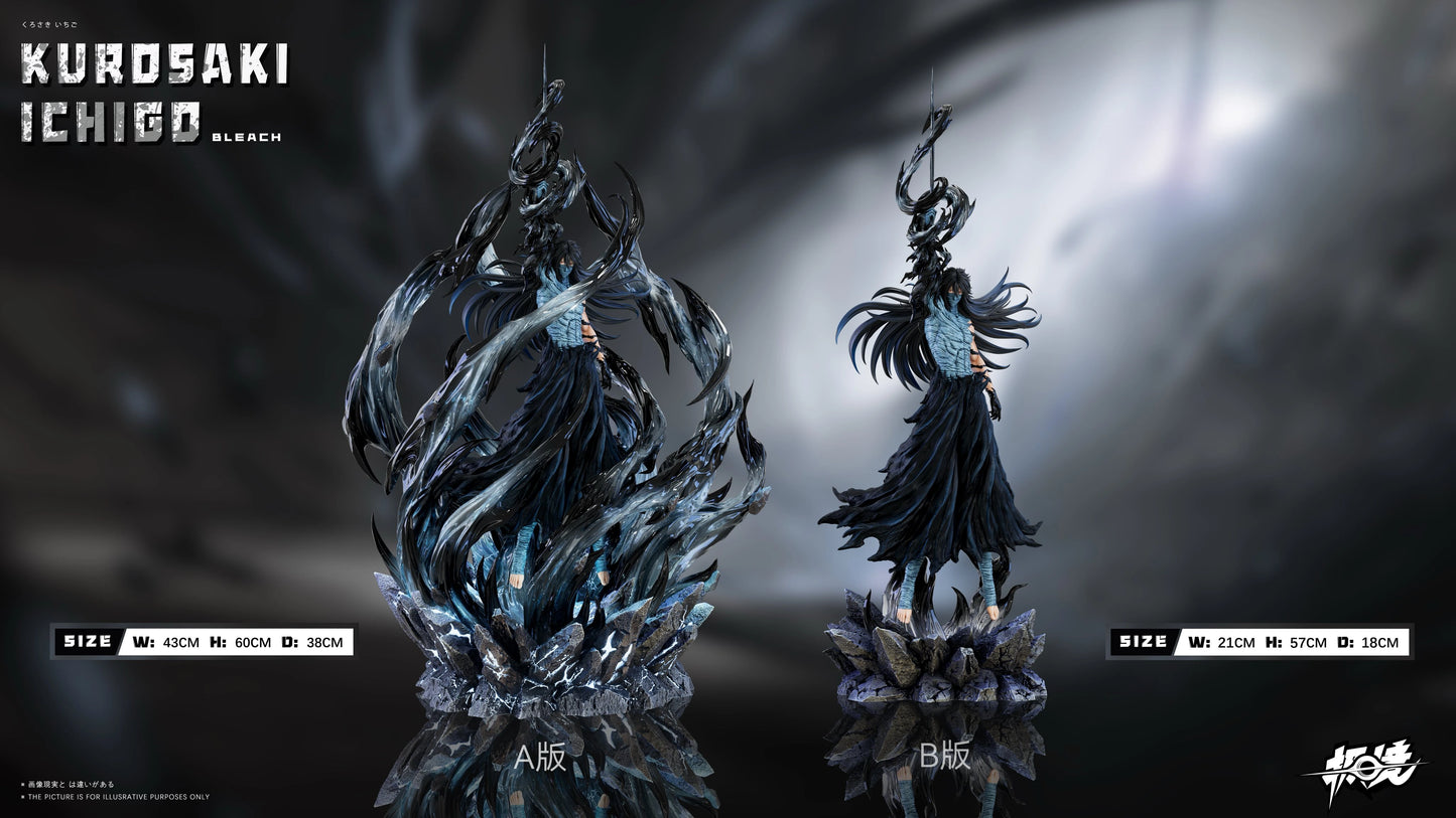 Preventa Resina Kurosaki Ichigo "Getsuga  Figura Bleach JiJing  Estudio