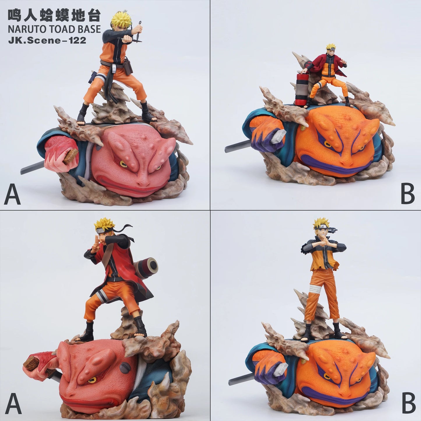 Preventa Resina Gamakichi & Gamabunta Figura Naruto  JacksDo Estudio