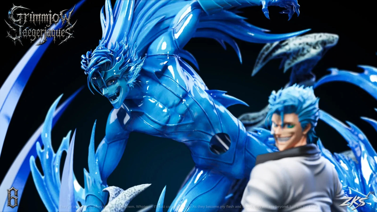 Preventa Resina Grimmjow Jaegerjaques  Figura Bleach Zenkai Estudio