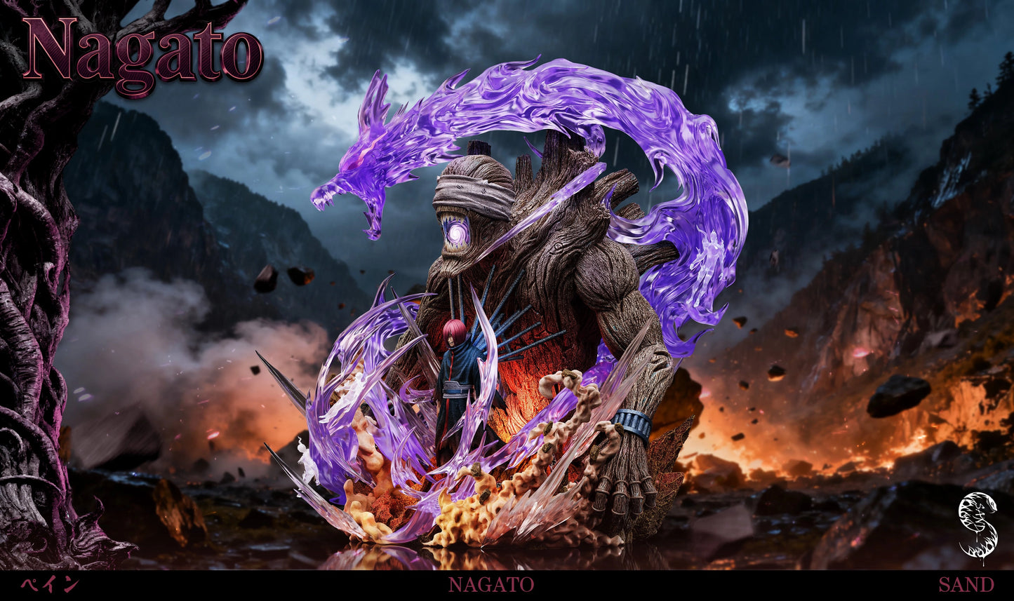 Preventa Resina Nagato  Figura Naruto Shisha Estudio