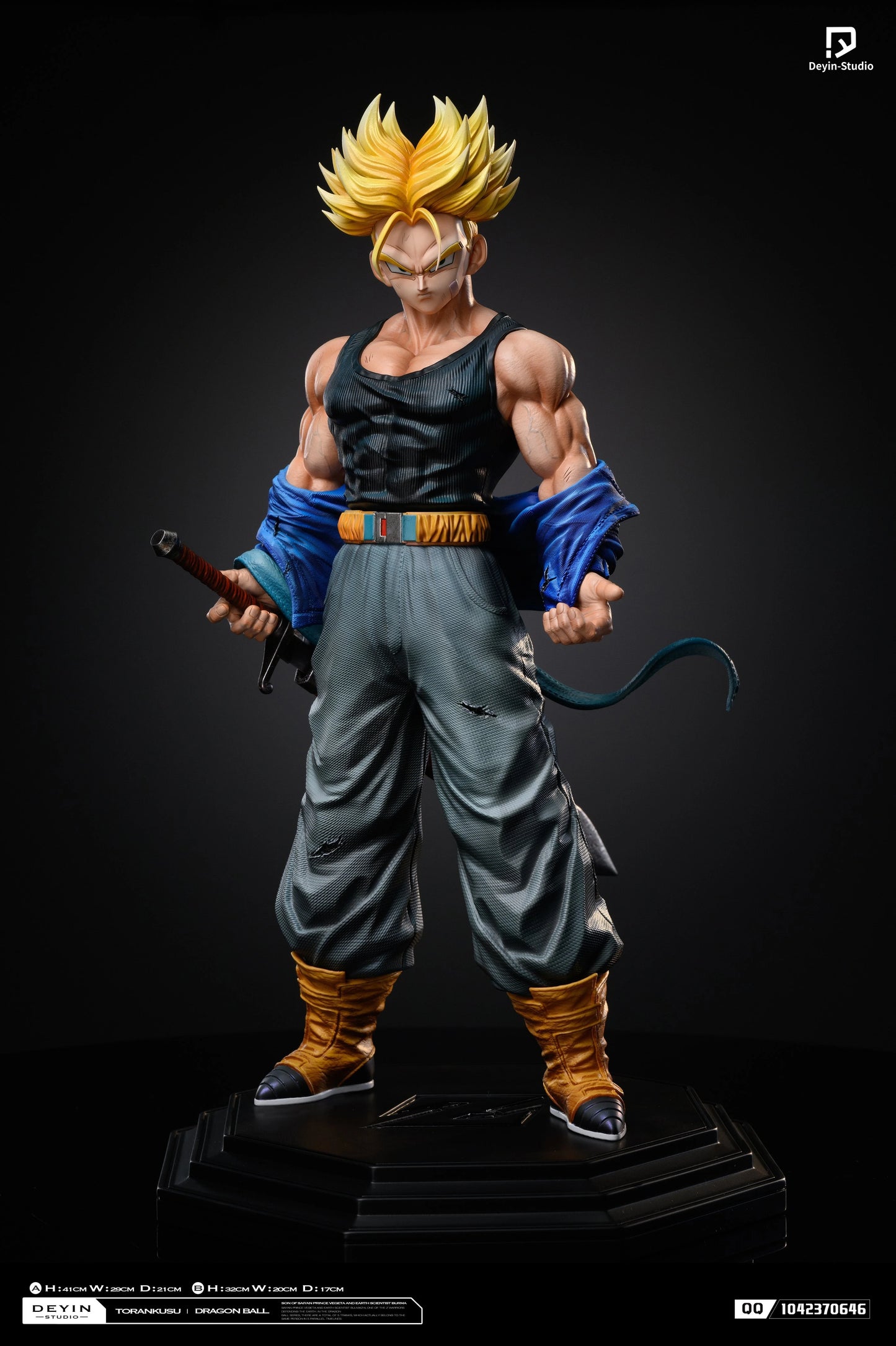 Preventa Resina Trunks Figura Dragon Ball Deyin Estudio