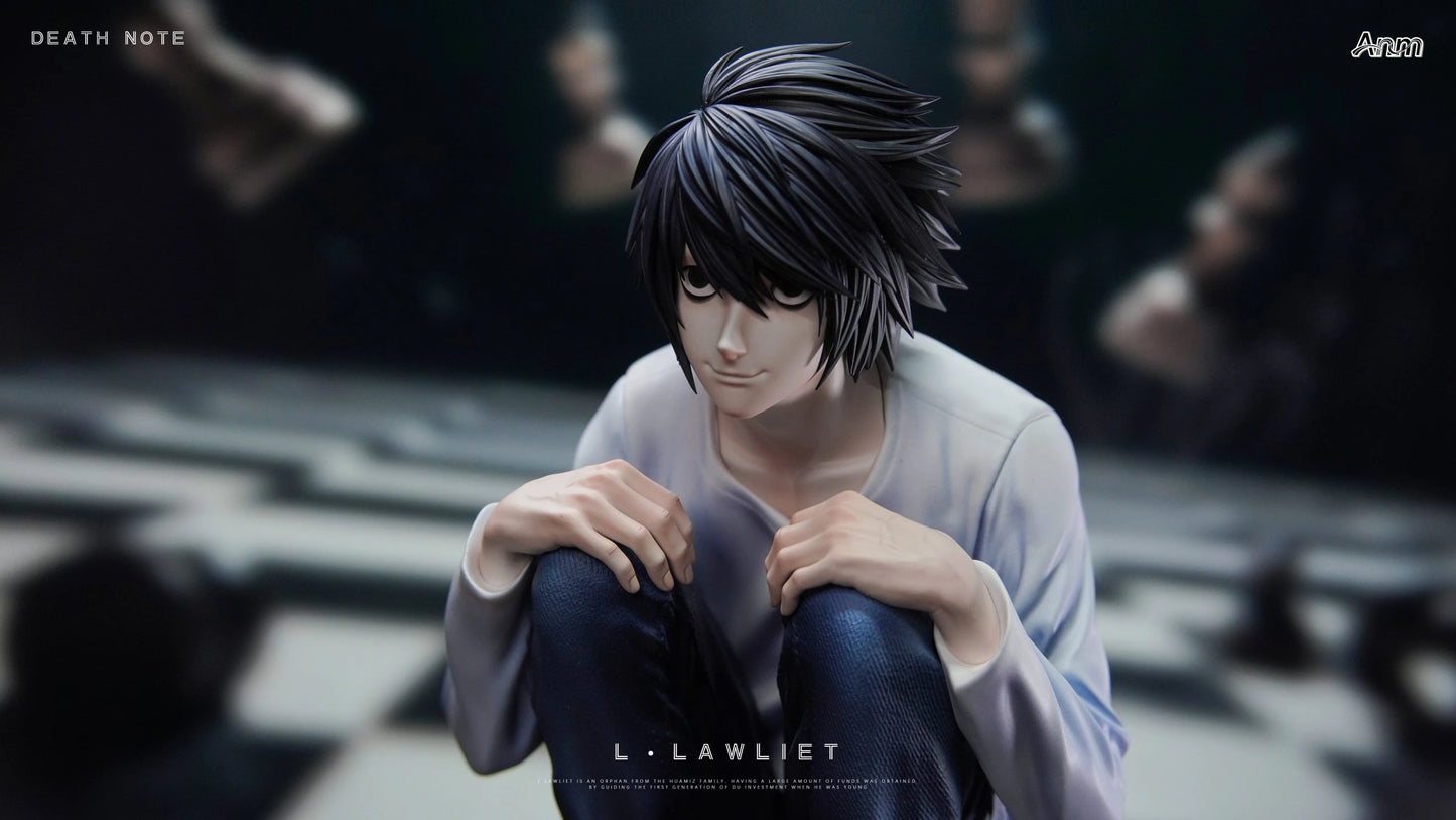 Preventa Resina L Lawliet Figura Death Note Anm Estudio