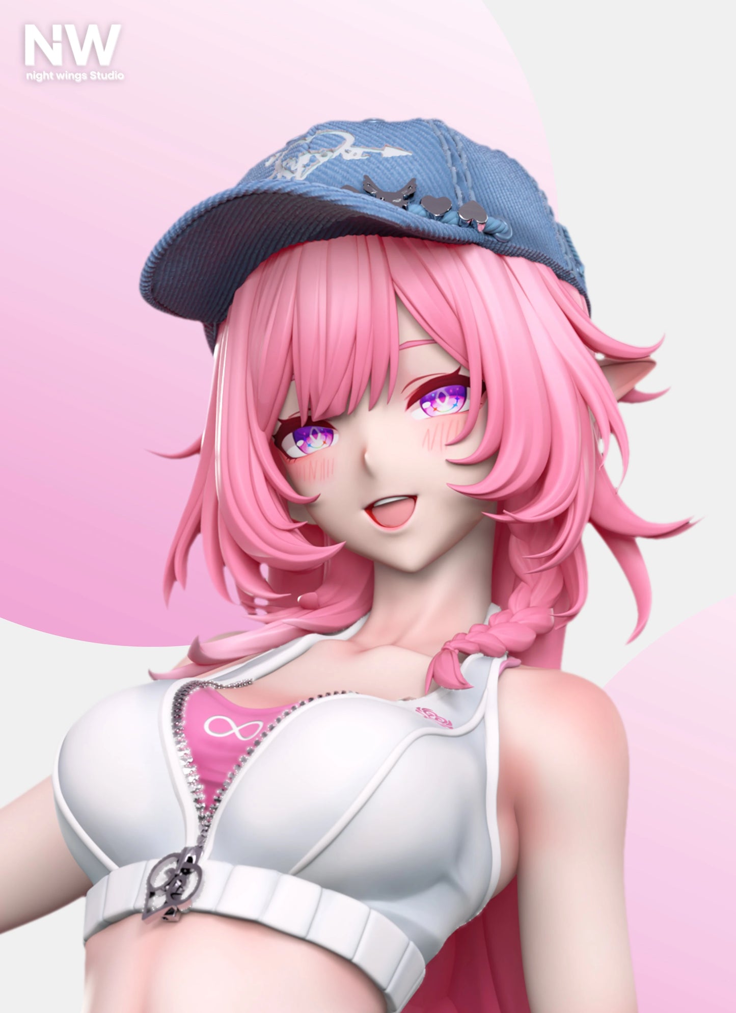 Preventa Resina Elysia Figura Honkai Impact  Night Wing Estudio
