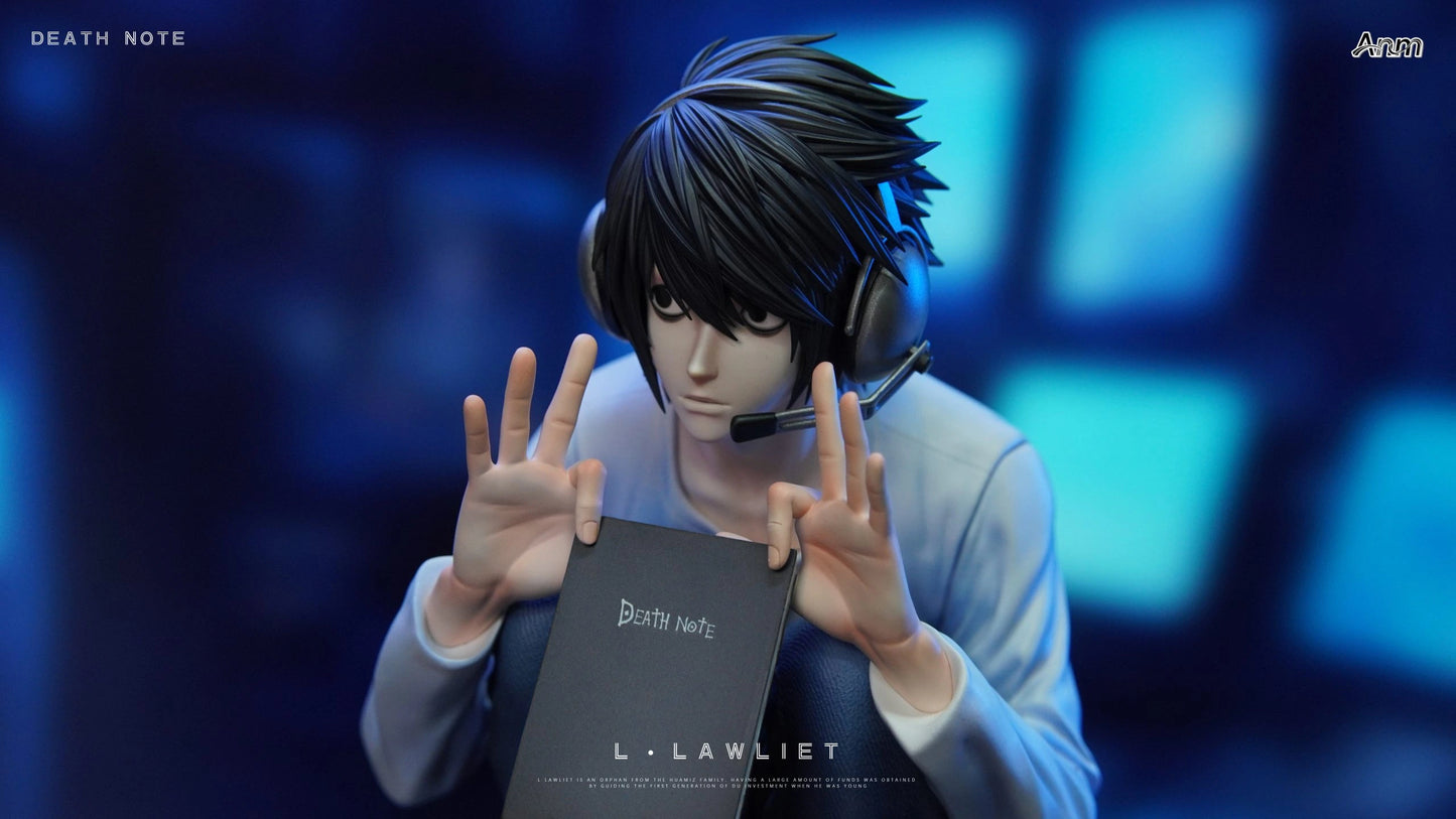 Preventa Resina L Lawliet Figura Death Note Anm Estudio