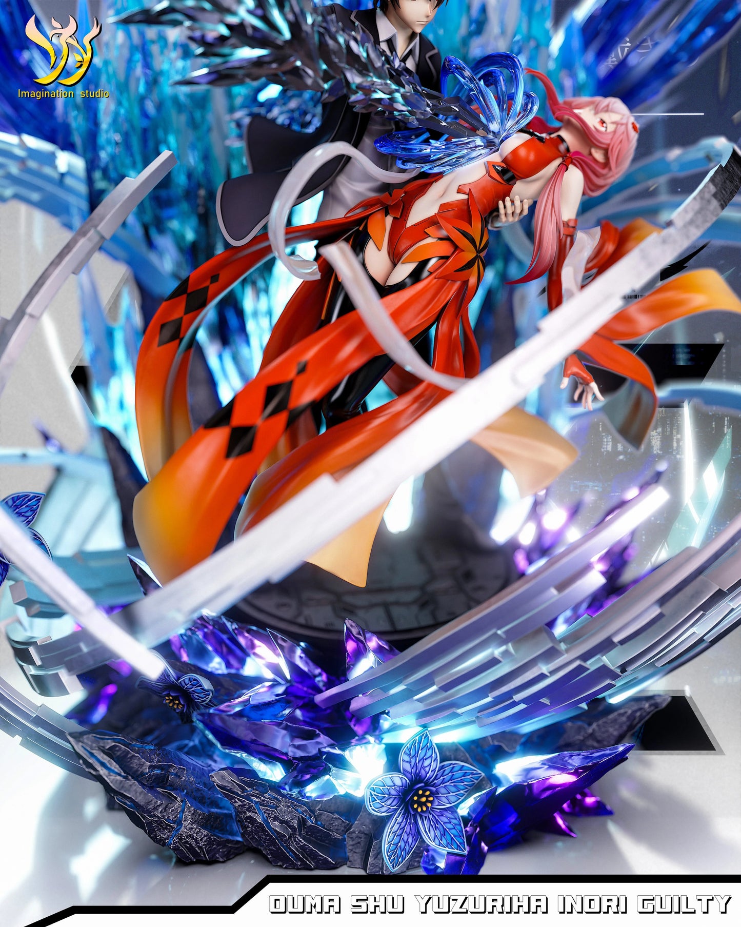 Preventa Resina Ouma Shu & Yuzuriha Inori Figura Guilty Crown Imagination  Estudio