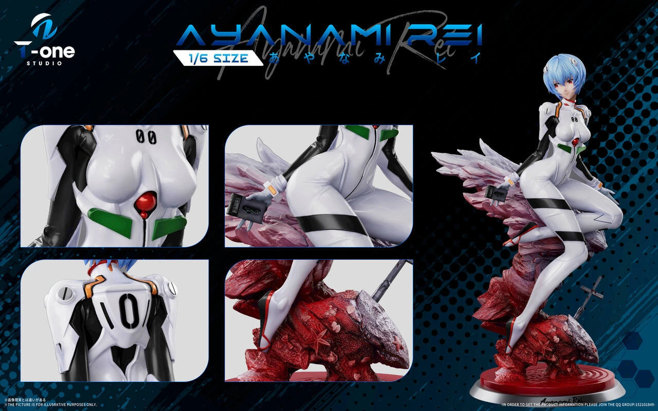 Preventa Resina Ayanami Rei Figura Evangelion T-ONE Estudio