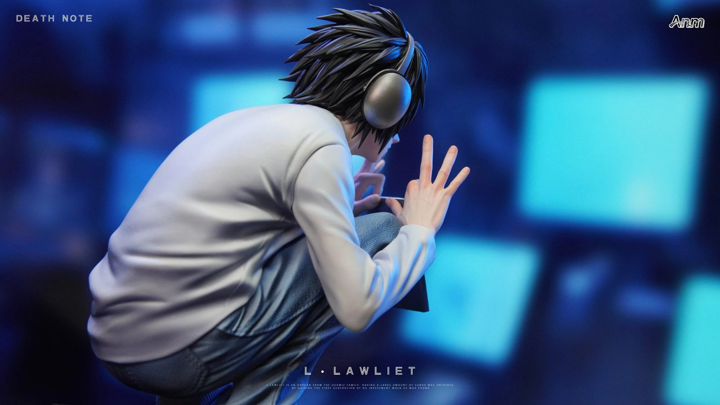 Preventa Resina L Lawliet Figura Death Note Anm Estudio