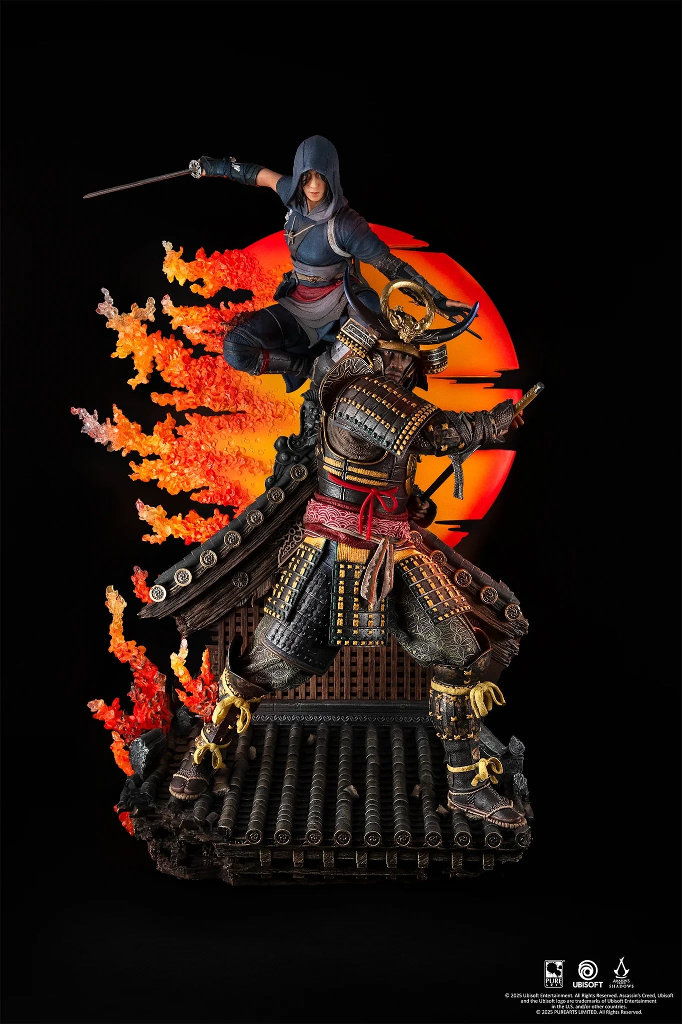 Preventa Resina Naoe & Yasuke Figura Assassin's Creed Shadows Pure Arts (Licencia) Estudio
