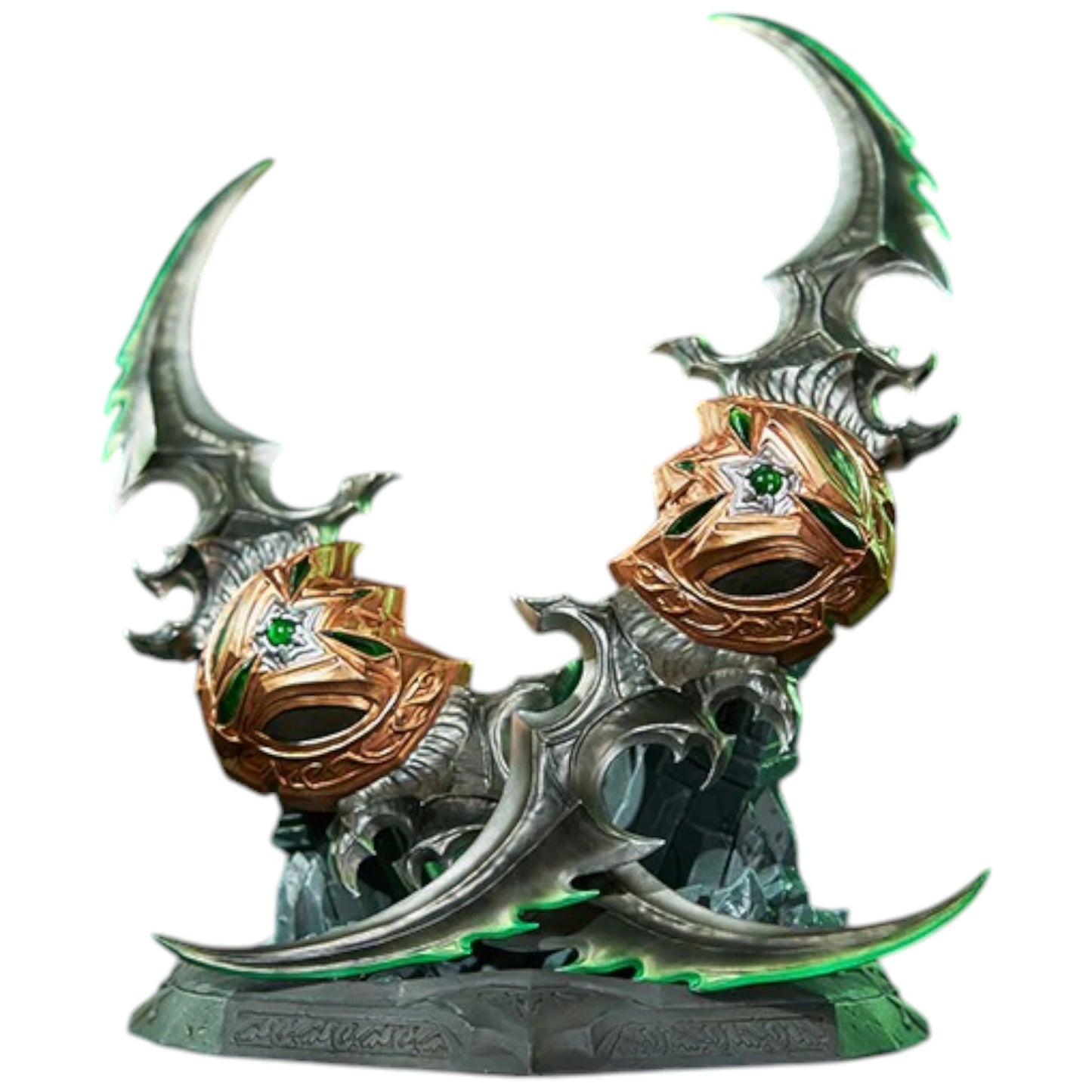 Preventa Resina Warglaives of Azzinoth Figura World of Warcraft Hex Collectibles (Licencia) Estudio