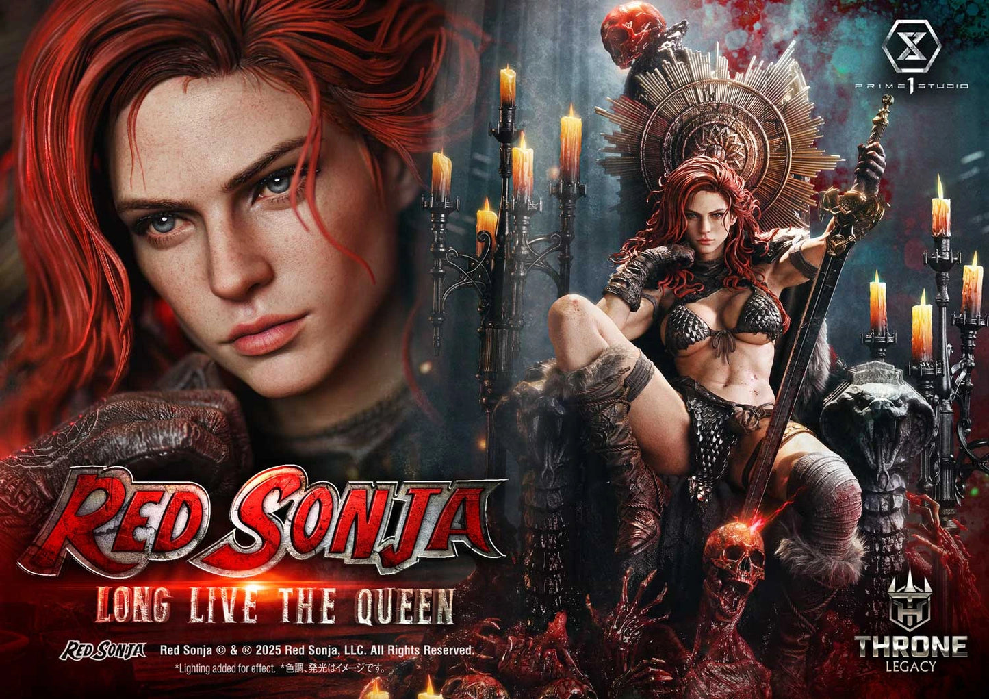 Preventa Resina Red Sonja Figura Red Sonja Prime 1 (Licencia) Estudio