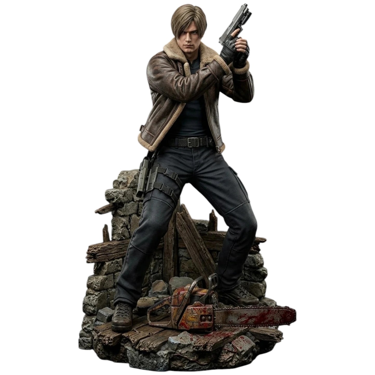 Preventa Resina Leon S. Kennedy Figura Resident Evil 4 3109 Estudio