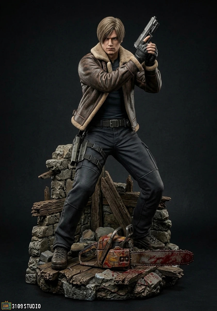 Preventa Resina Leon S. Kennedy Figura Resident Evil 4 3109 Estudio