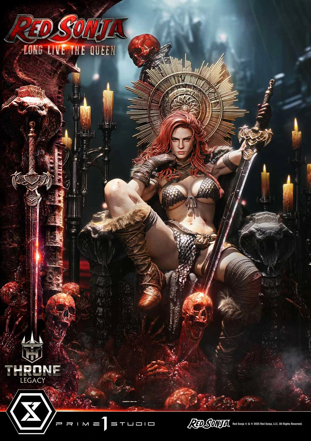 Preventa Resina Red Sonja Figura Red Sonja Prime 1 (Licencia) Estudio