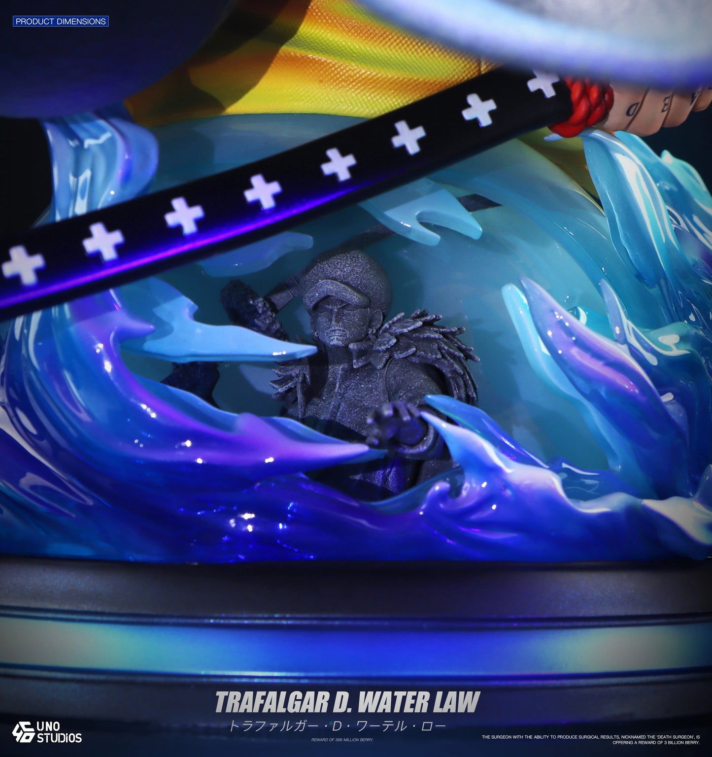 Preventa Resina Trafalgar D. Law Figura One Piece UNO Estudio