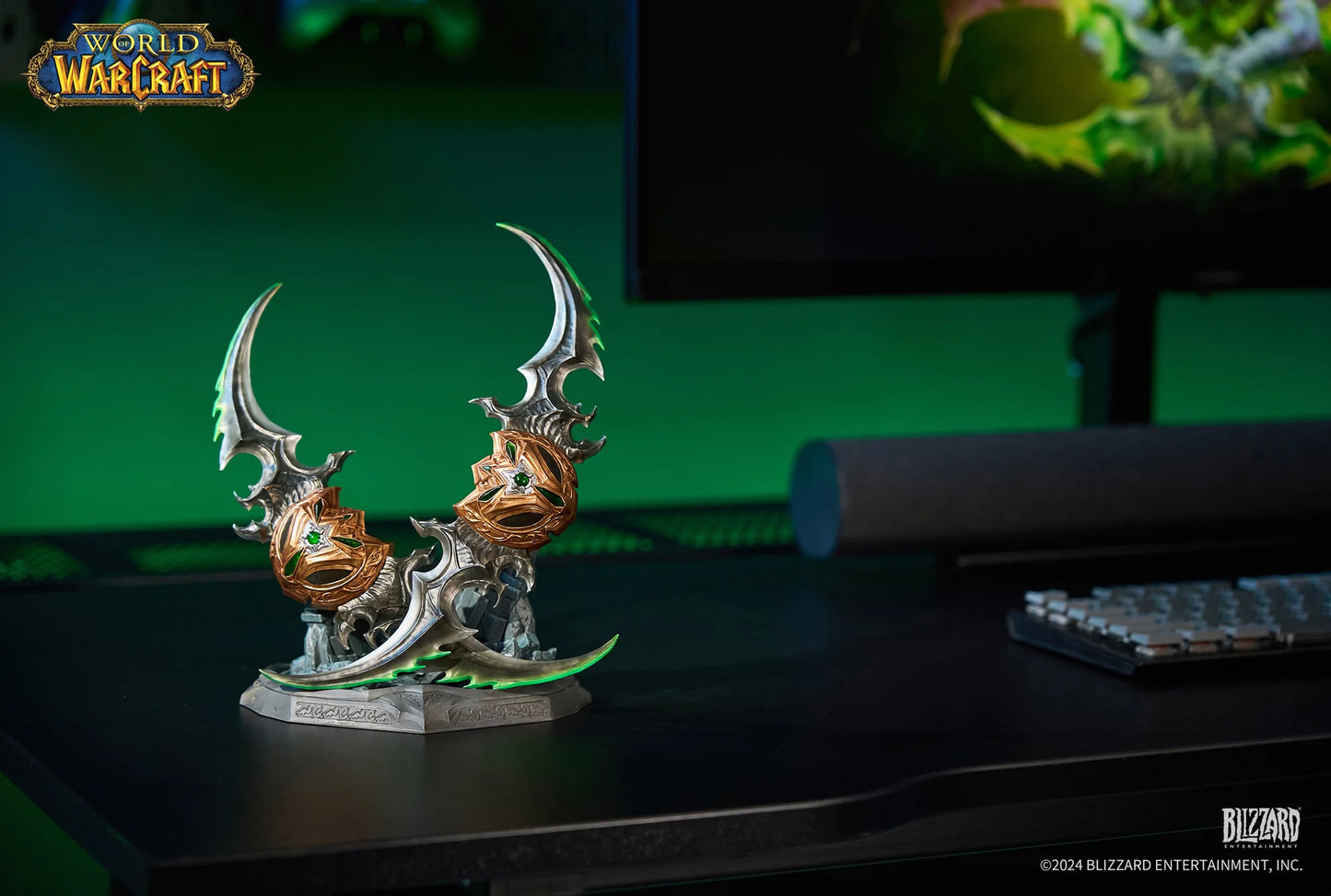 Preventa Resina Warglaives of Azzinoth Figura World of Warcraft Hex Collectibles (Licencia) Estudio