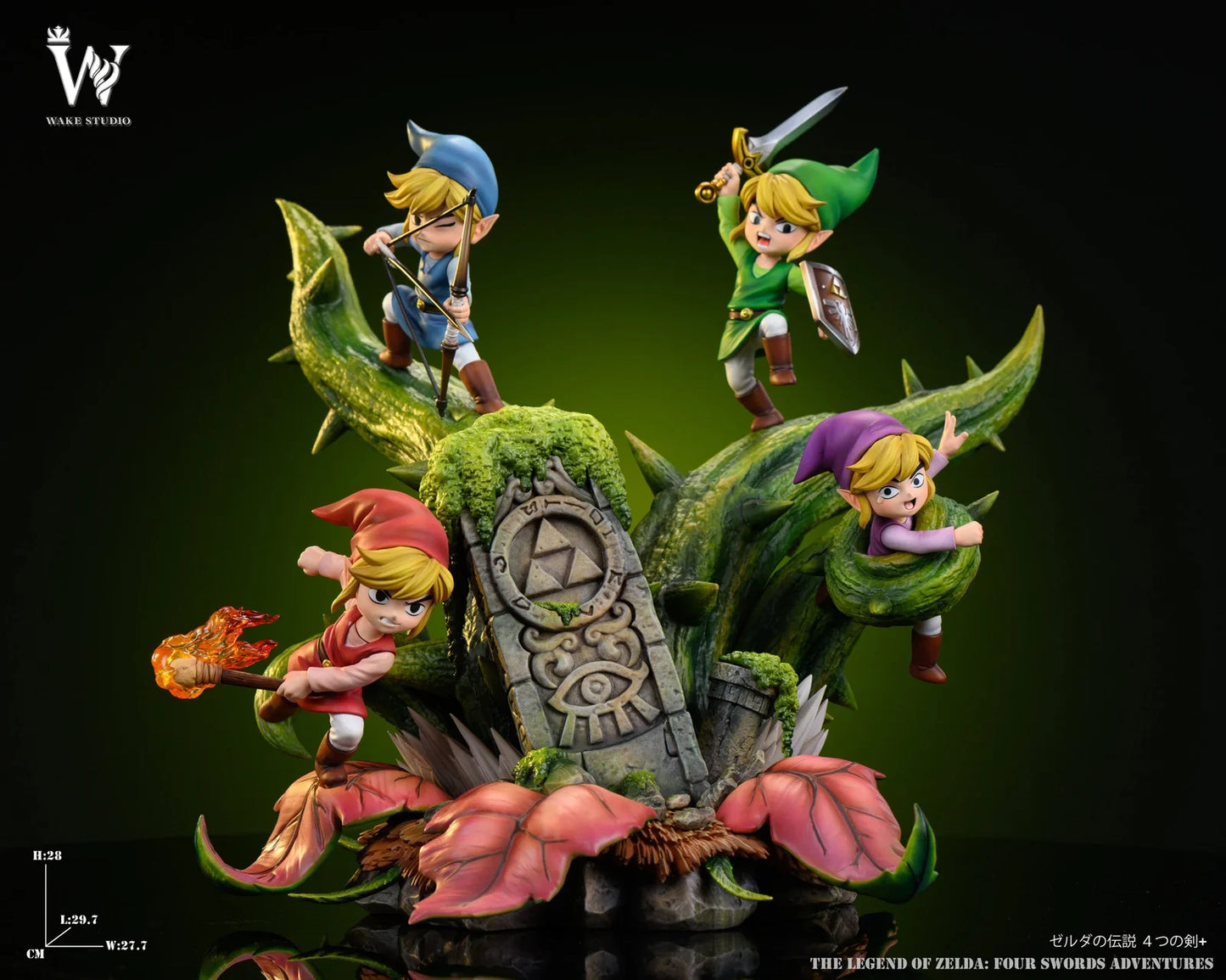 "Preventa Resina Link Figura The Legend of Zelda: Four Swords Adventures  Wake  Estudio"