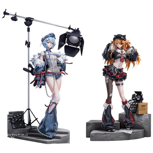 Preventa Resina Asuka Langley & Rei Ayanami Figura Evangelion MengYaXiang Estudio