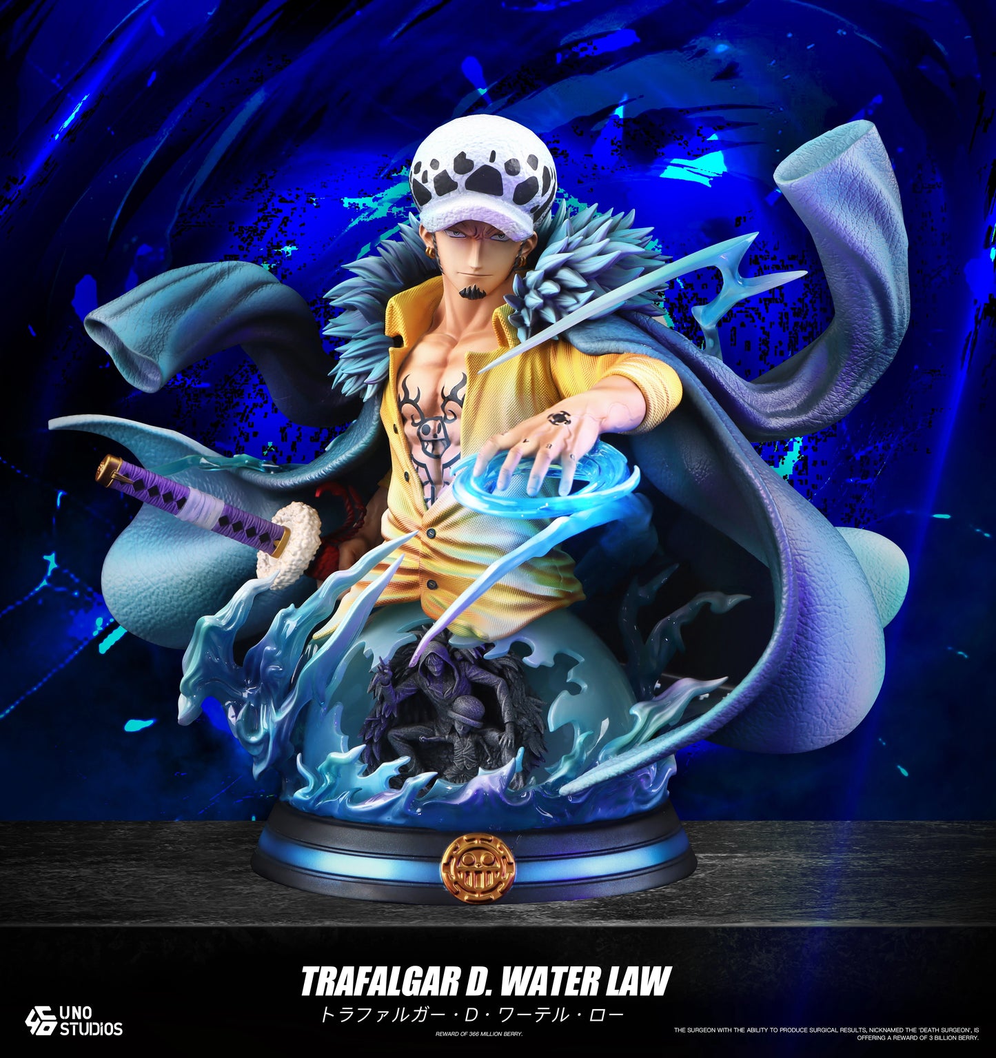 Preventa Resina Trafalgar D. Law Figura One Piece UNO Estudio