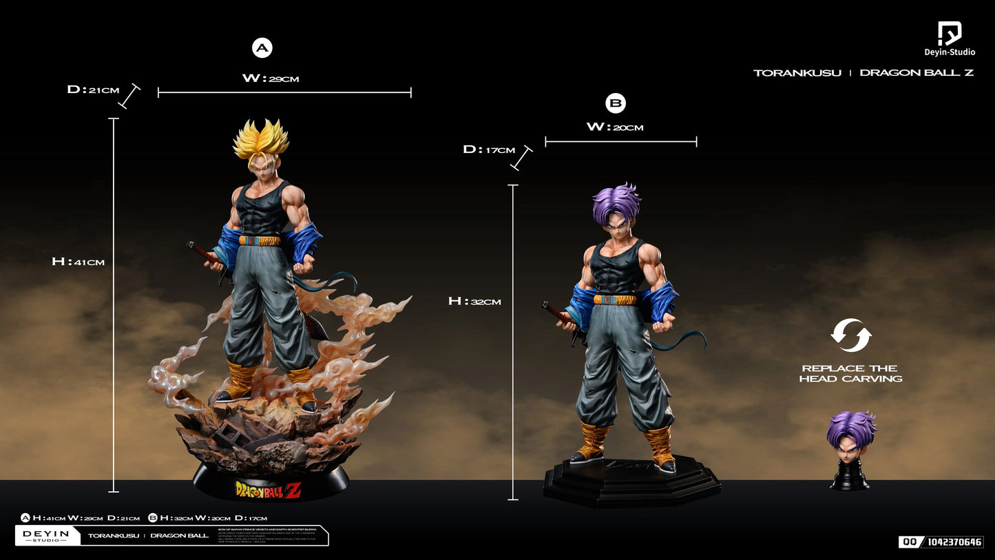 Preventa Resina Trunks Figura Dragon Ball Deyin Estudio