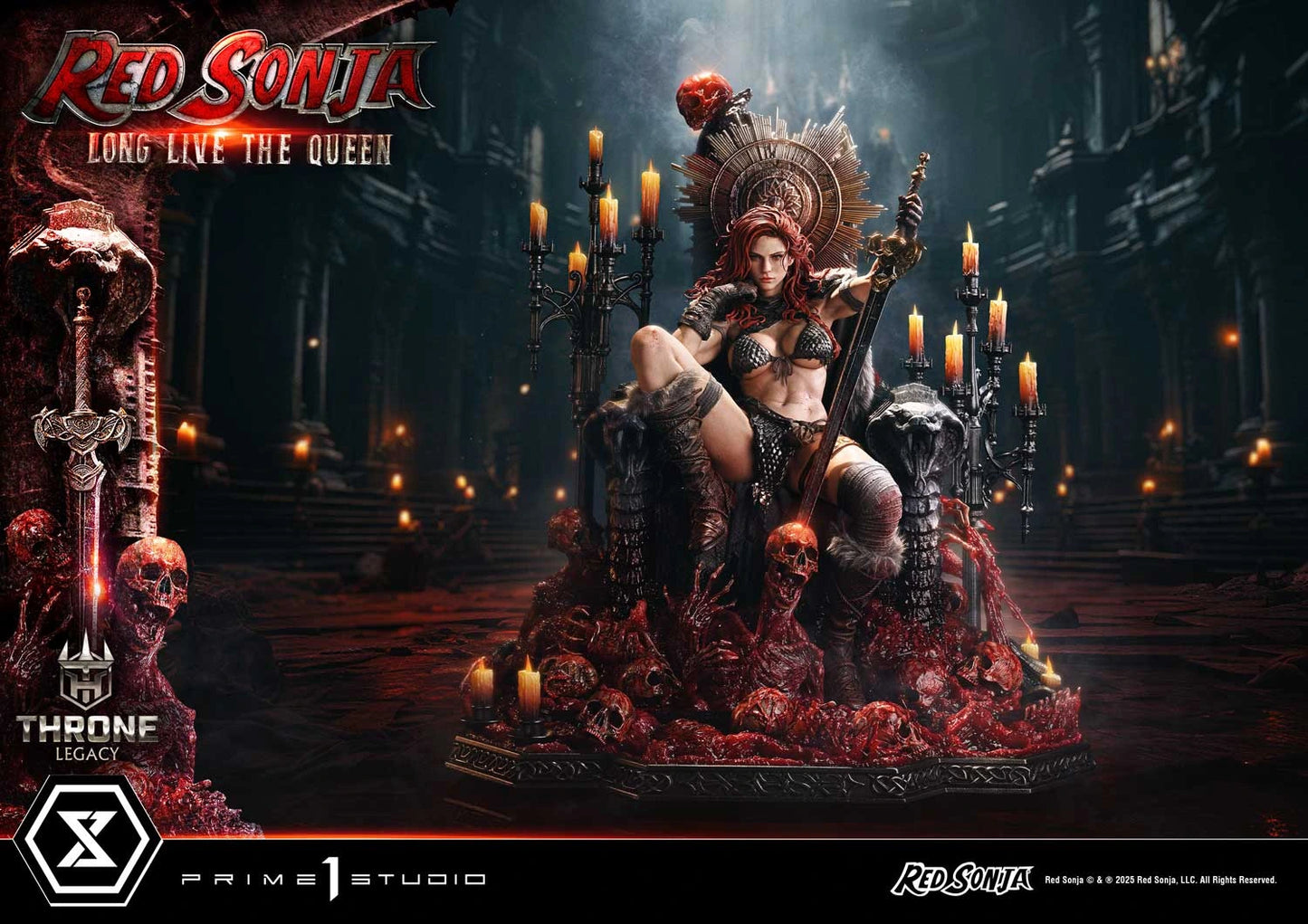 Preventa Resina Red Sonja Figura Red Sonja Prime 1 (Licencia) Estudio