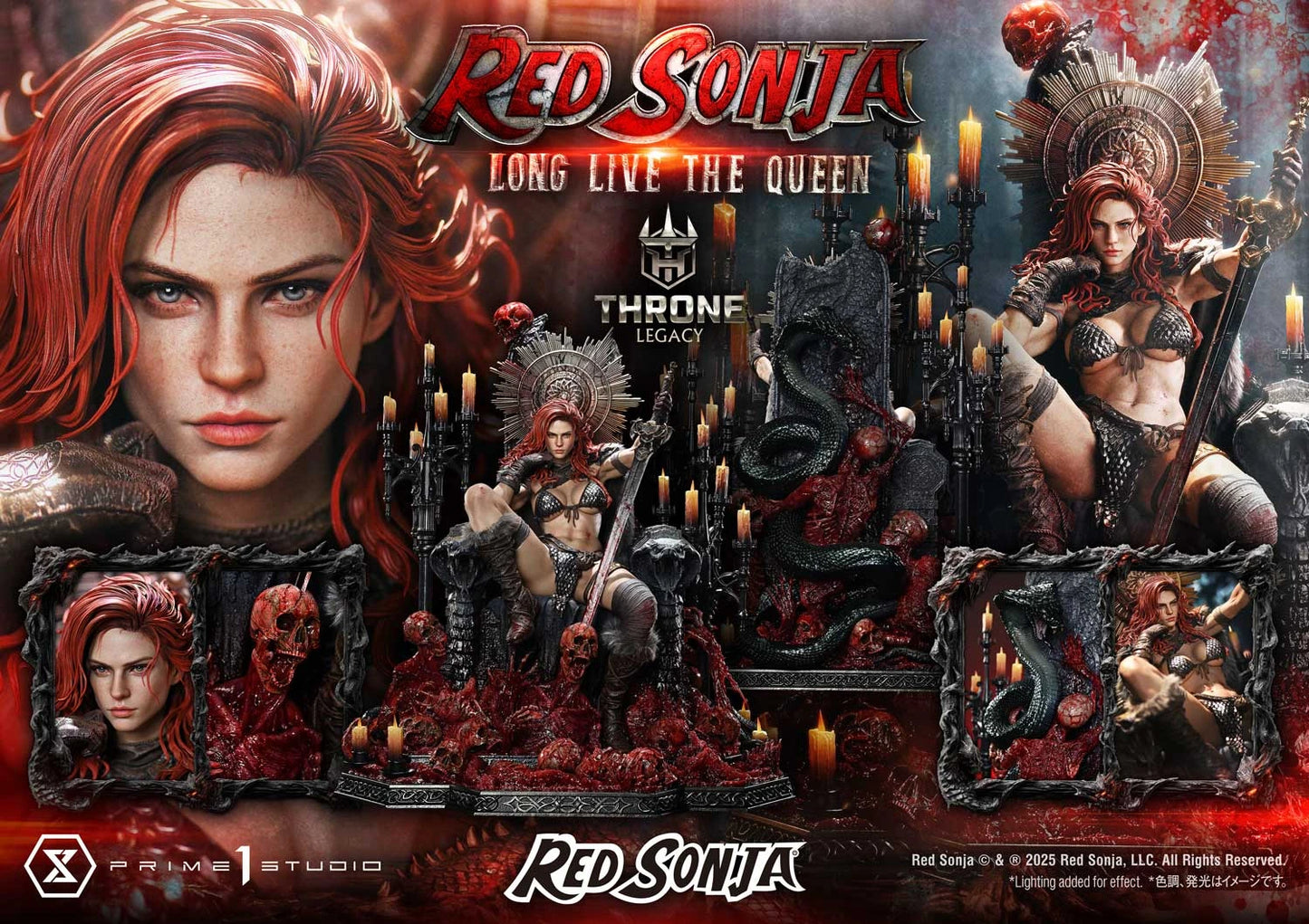 Preventa Resina Red Sonja Figura Red Sonja Prime 1 (Licencia) Estudio