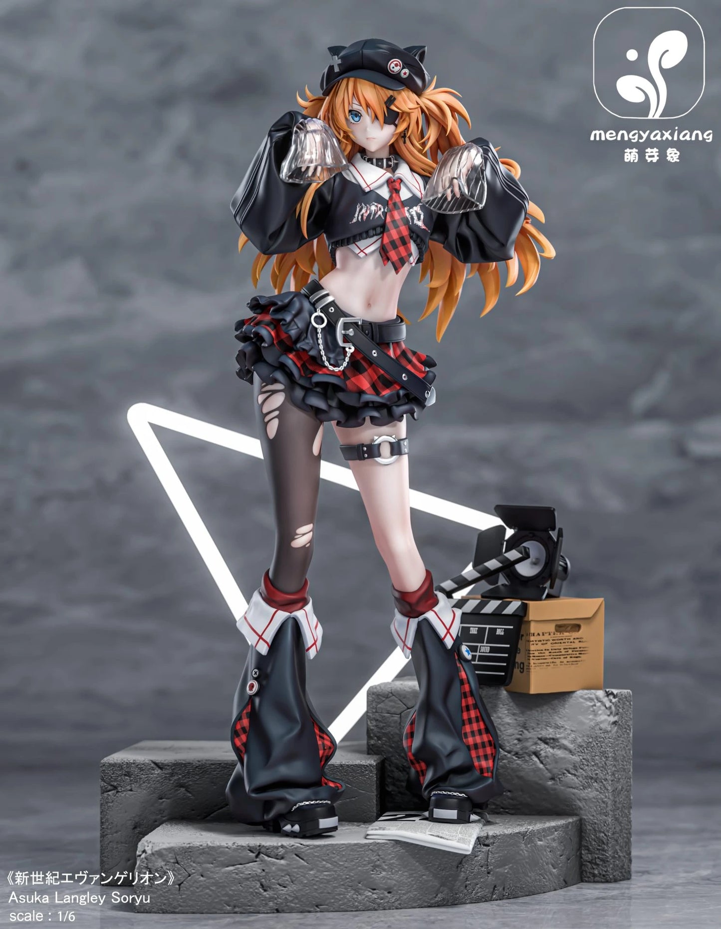 Preventa Resina Asuka Langley & Rei Ayanami Figura Evangelion MengYaXiang Estudio