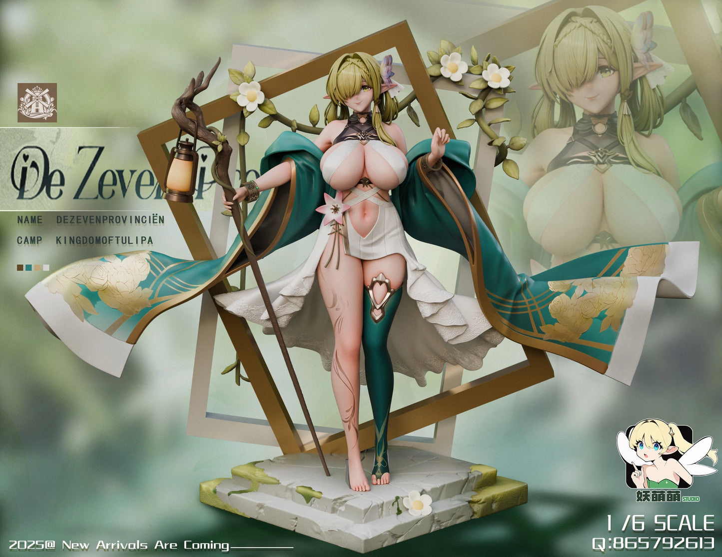 Preventa Resina De Zeven Provincien Figura Azur Lane YaoMengMeng Estudio