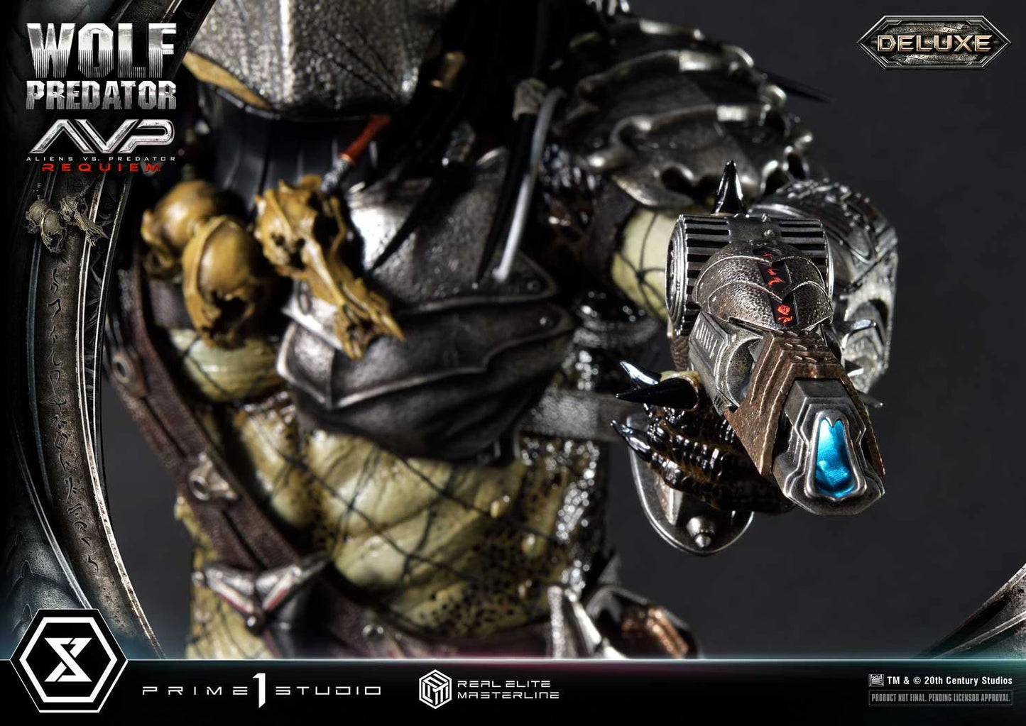 Preventa Resina Wolf Predator Figura Aliens vs Predator: Requiem Prime 1 (Licencia) Deluxe Estudio